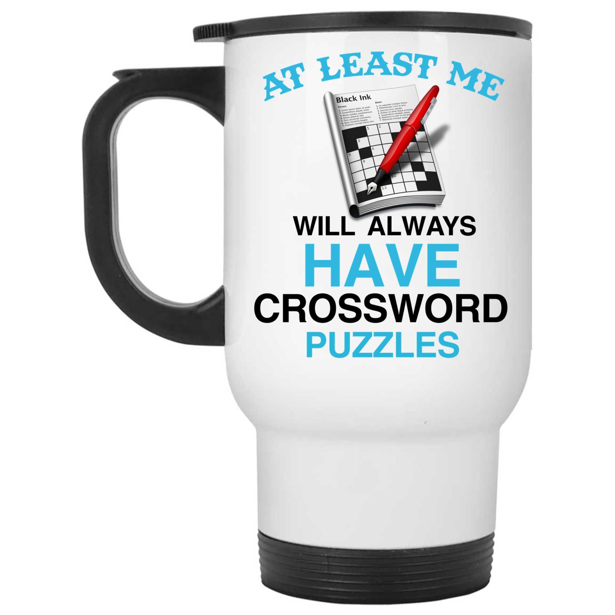 Skitongifts Coffee Mug Funny Ceramic Novelty At Least We Will Always Have Crossword Puzzle M6nl4Hq