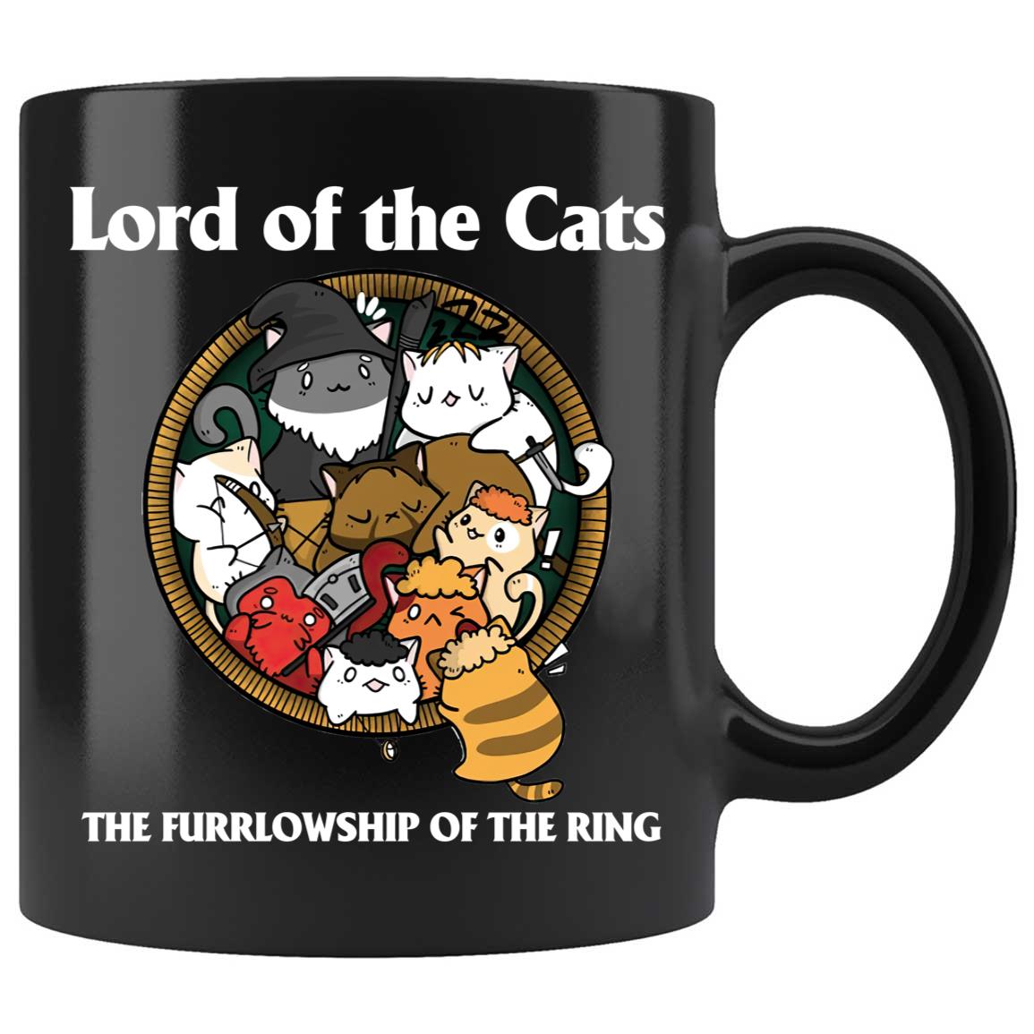 Skitongifts Coffee Mug Funny Ceramic Novelty Lord Of The Cats lNfuMIS
