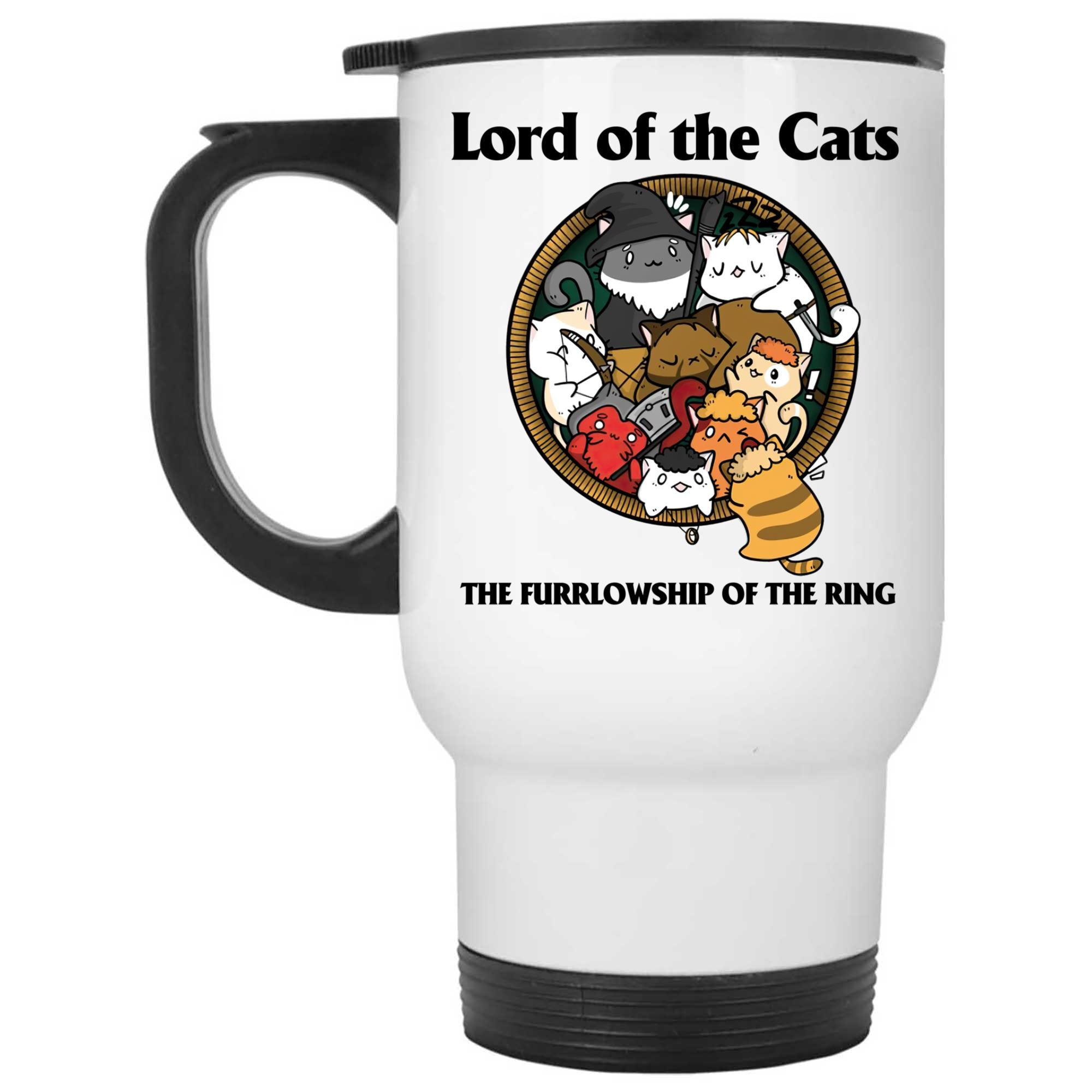 Skitongifts Coffee Mug Funny Ceramic Novelty Lord Of The Cats lNfuMIS