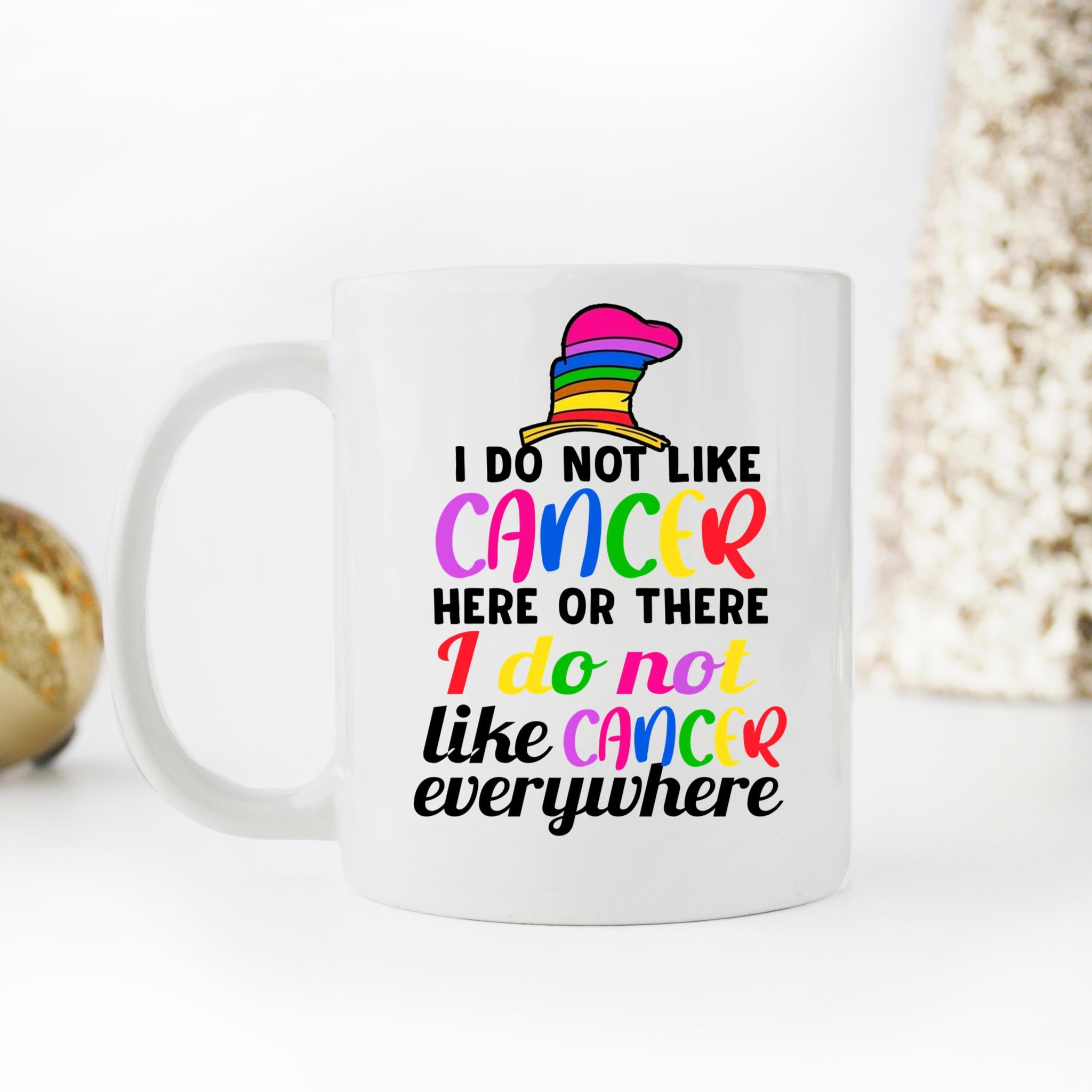 Skitongifts Coffee Mug Funny Ceramic Novelty I Do Not Like Cancer,All Cancers BnbHOa9