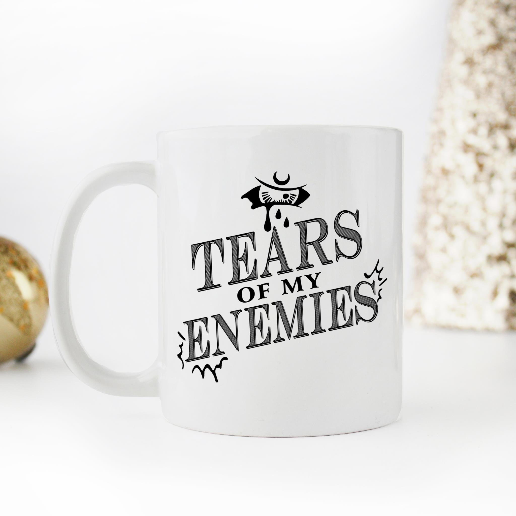 Skitongifts Coffee Mug Funny Ceramic Novelty Tears Of My Enemies weH0BeF