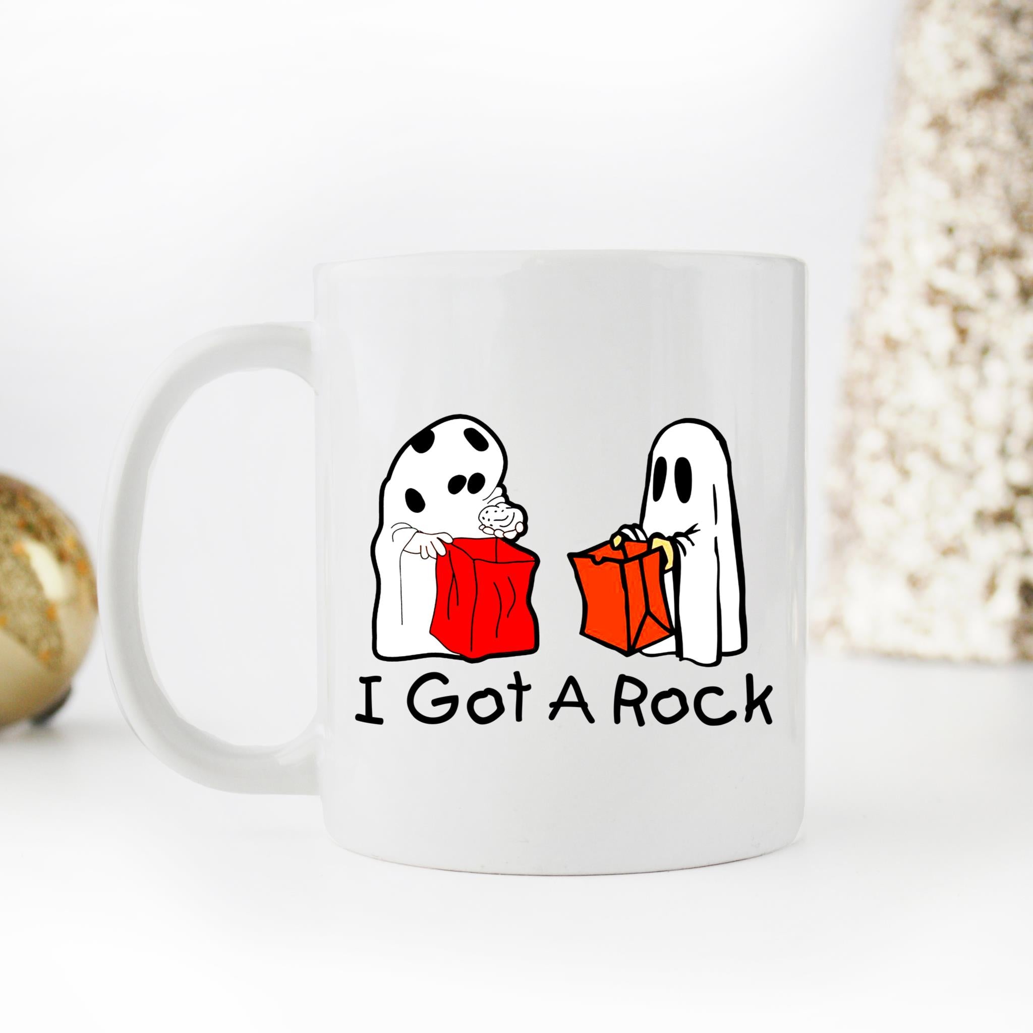 Skitongifts Coffee Mug Funny Ceramic Novelty I Got A Rock WutXVZ9