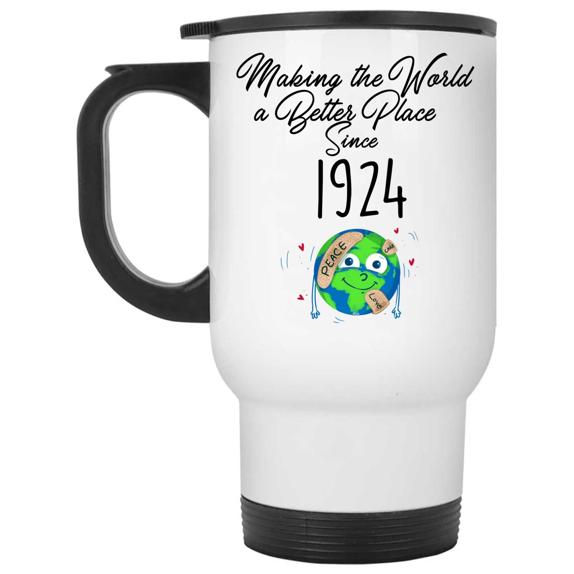 Skitongifts Coffee Mug Funny Ceramic Novelty 1924 Birthday thRSAox