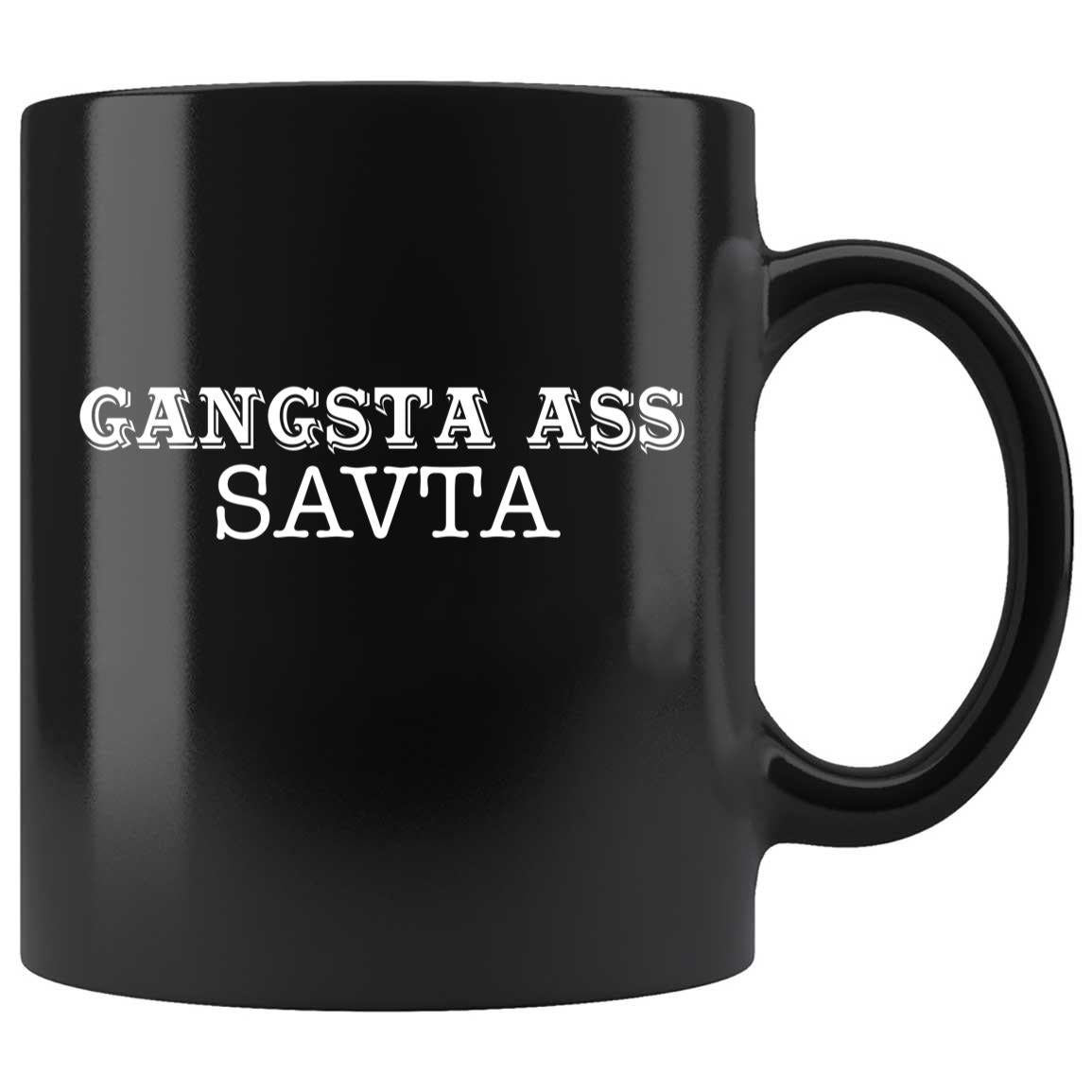 Skitongifts Coffee Mug Funny Ceramic Novelty Gangsta Ass Savta YGOMaKj