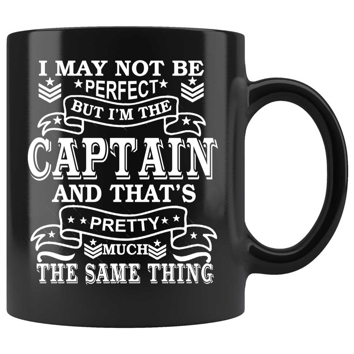 Skitongifts Coffee Mug Funny Ceramic Novelty I May Not Be Perfect, But I'm The Police 09ZYJiE
