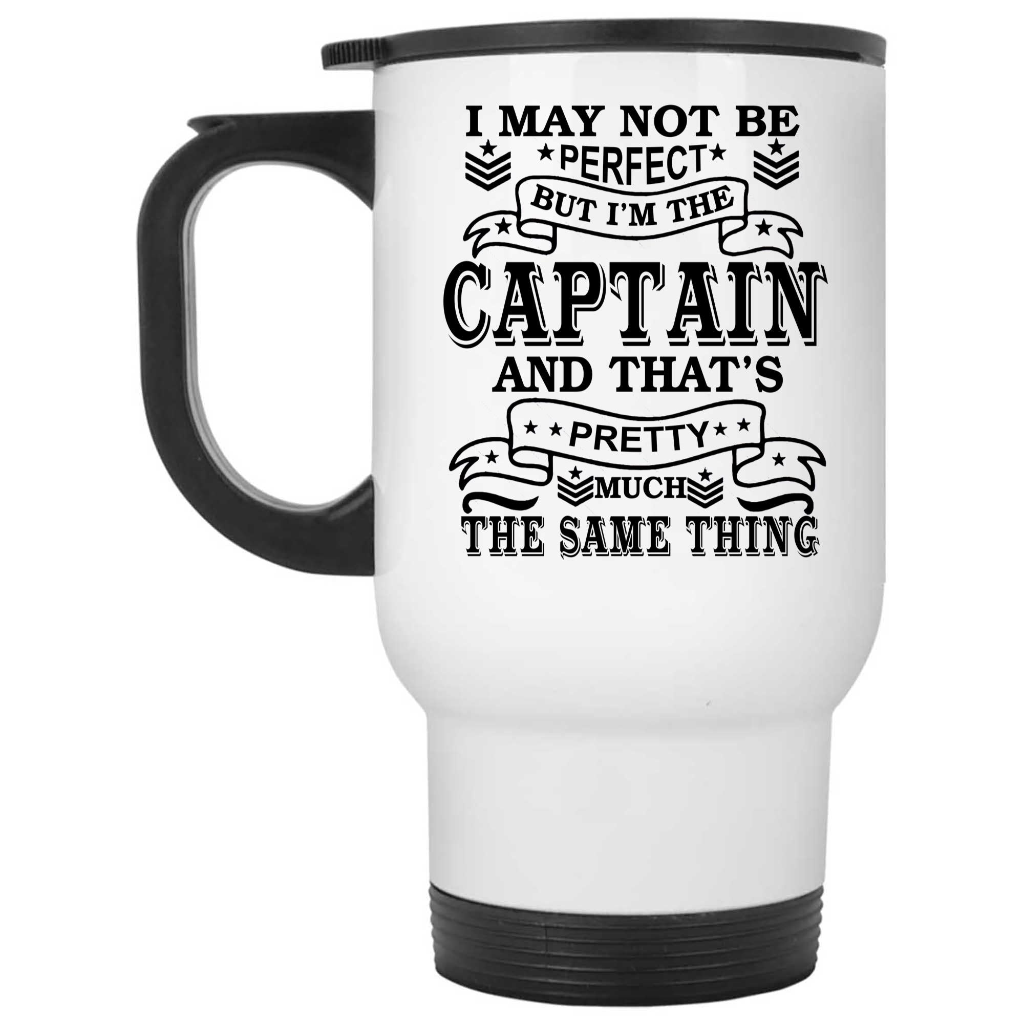 Skitongifts Coffee Mug Funny Ceramic Novelty I May Not Be Perfect, But I'm The Police 09ZYJiE