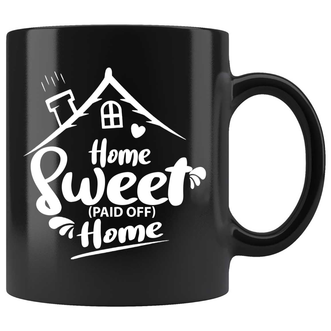 Skitongifts Coffee Mug Funny Ceramic Novelty Mortgage Payoff Gift, Home Sweet Home Mug, Paid Off Home O5Nl0EX