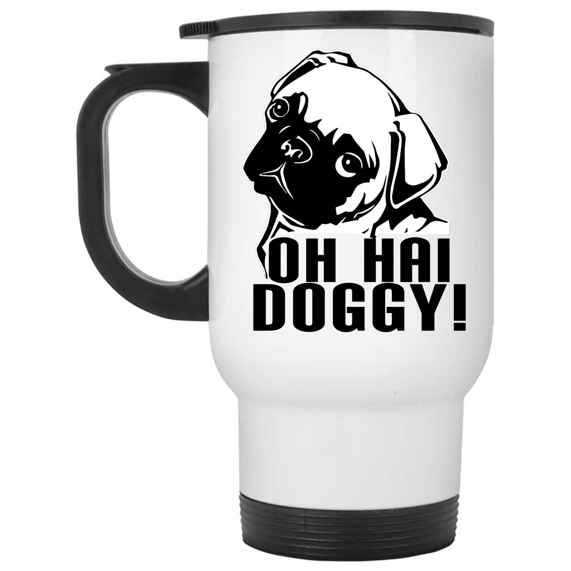 Skitongifts Coffee Mug Funny Ceramic Novelty Oh Hai Doggy gqYBDUA