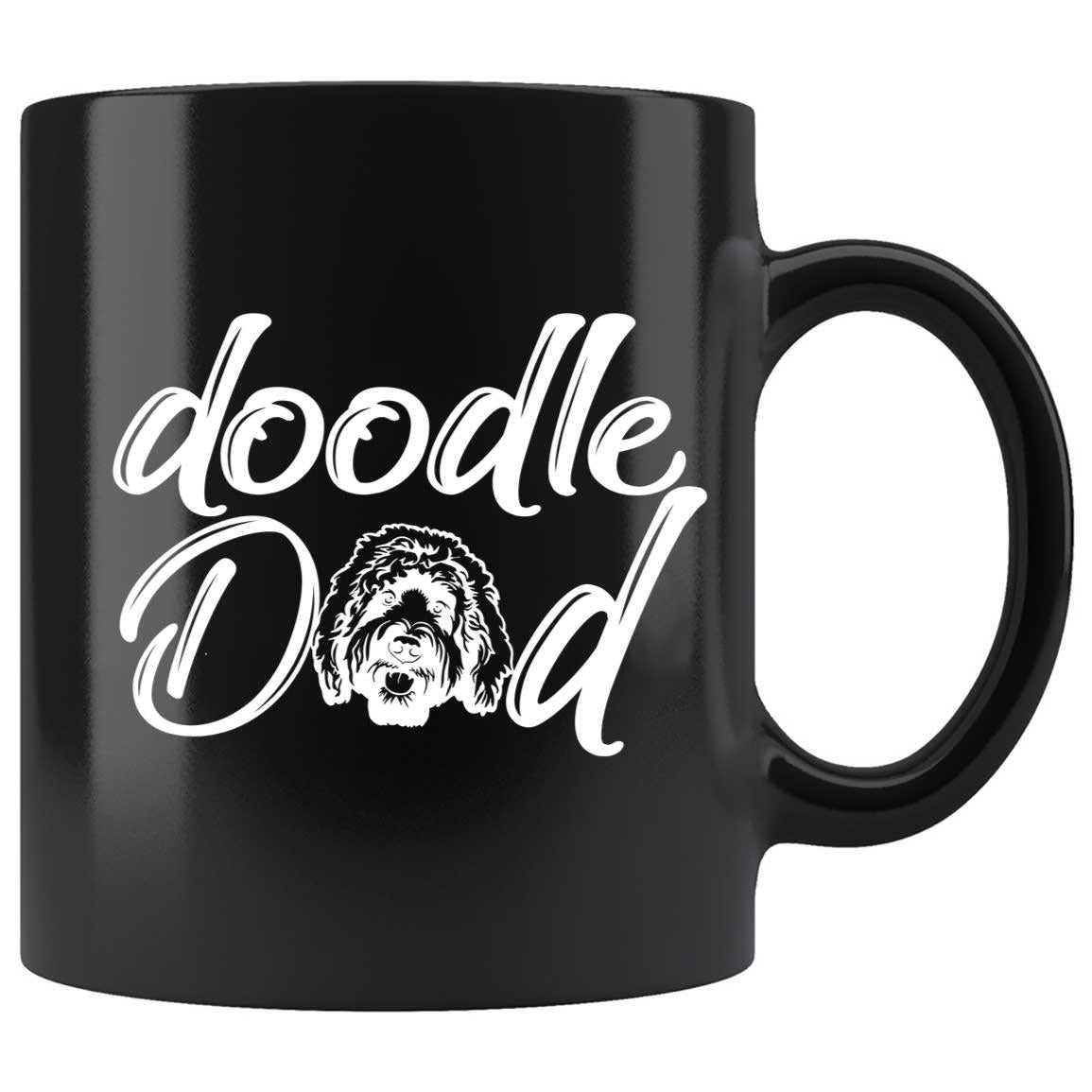 Skitongifts Coffee Mug Funny Ceramic Novelty Doodle Dad - Doodle Mom-B ydFKo6y
