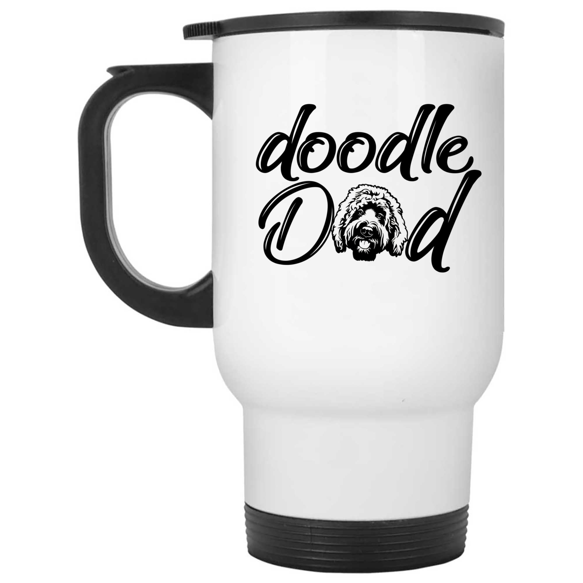 Skitongifts Coffee Mug Funny Ceramic Novelty Doodle Dad - Doodle Mom-B ydFKo6y