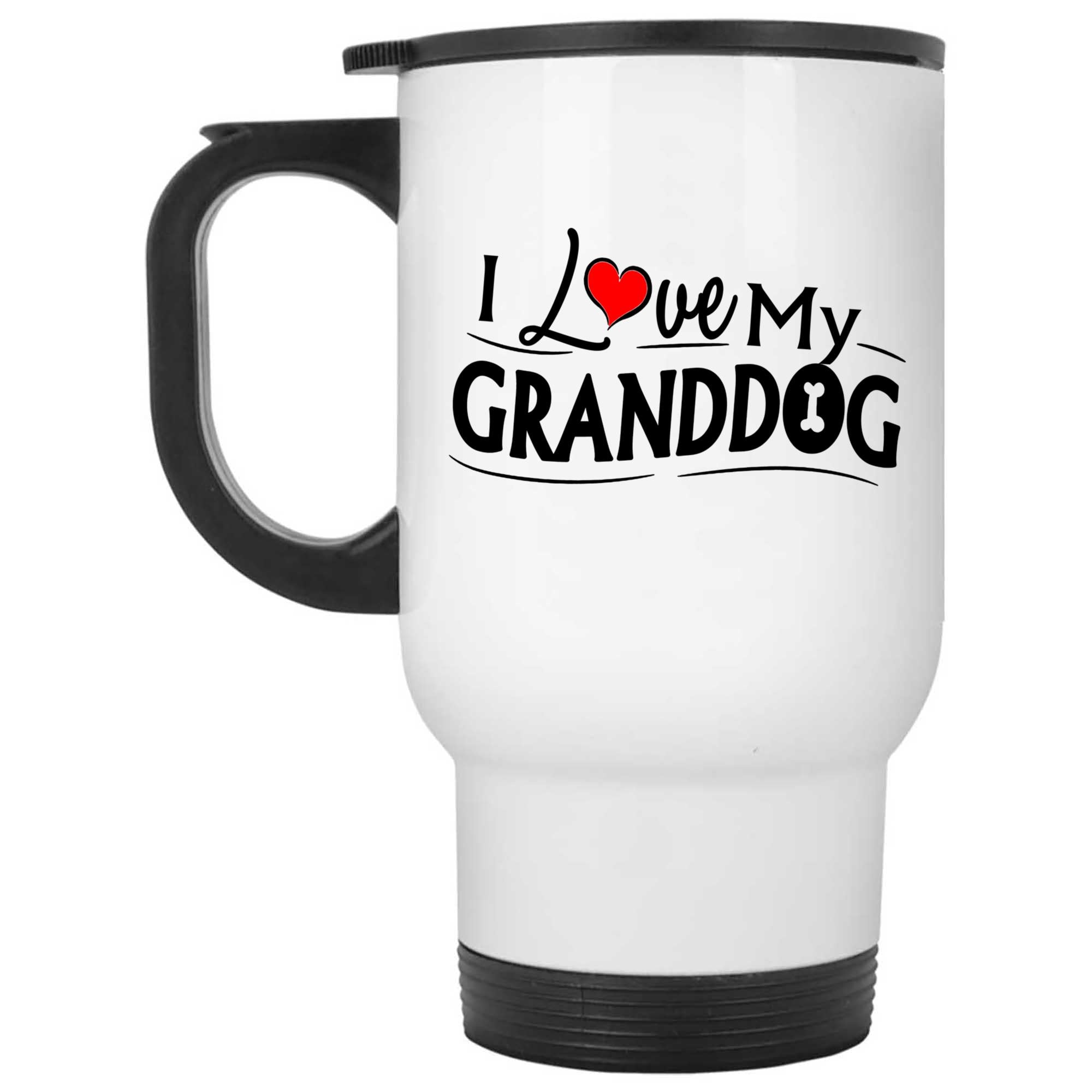 Skitongifts Coffee Mug Funny Ceramic Novelty I Love My Granddogs 34Kzj8G