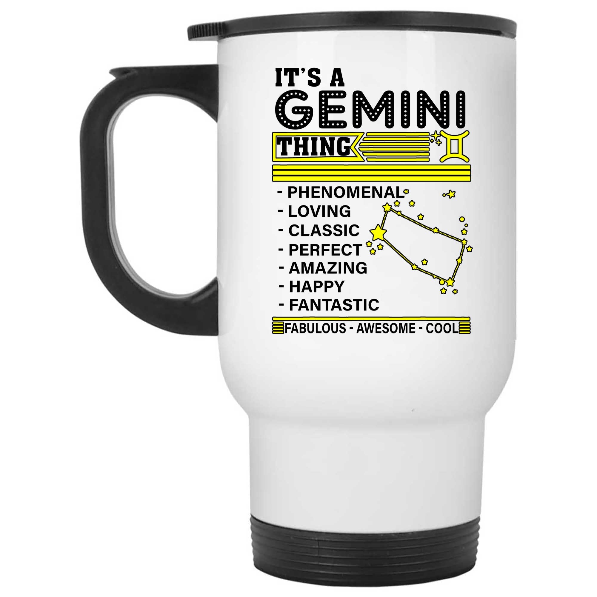 Skitongifts Coffee Mug Funny Ceramic Novelty It's A Gemini Thing Zodiac Facts Pride Birthday w7udaqA