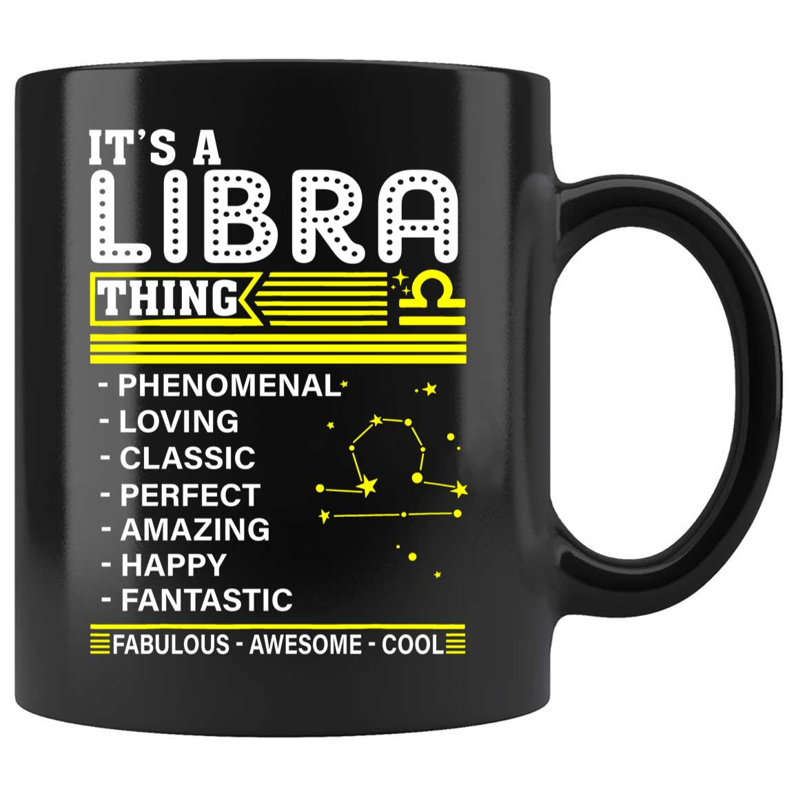 Skitongifts Coffee Mug Funny Ceramic Novelty It's A Libra Thing Zodiac Facts Pride Birthday mRkSb9S