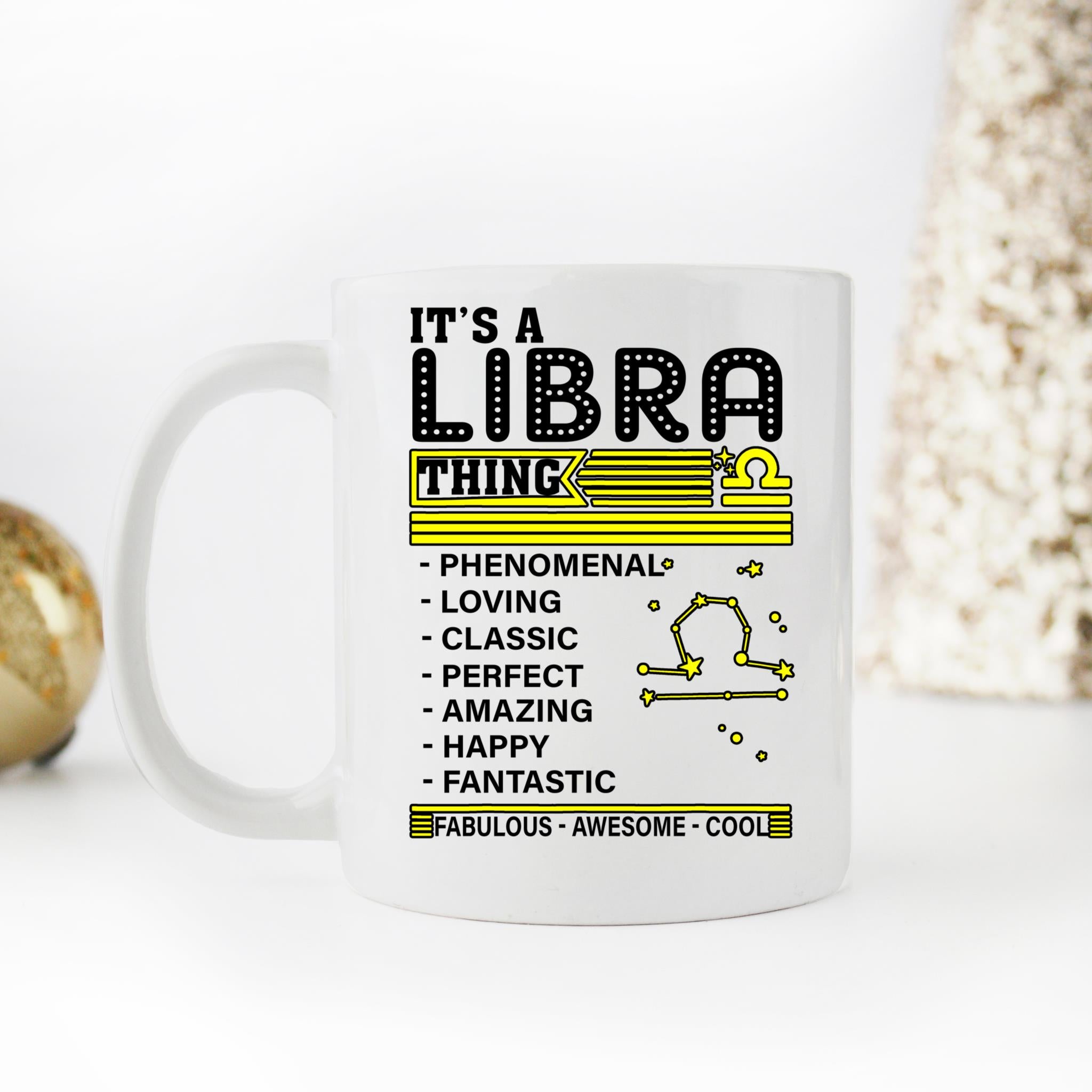 Skitongifts Coffee Mug Funny Ceramic Novelty It's A Libra Thing Zodiac Facts Pride Birthday mRkSb9S