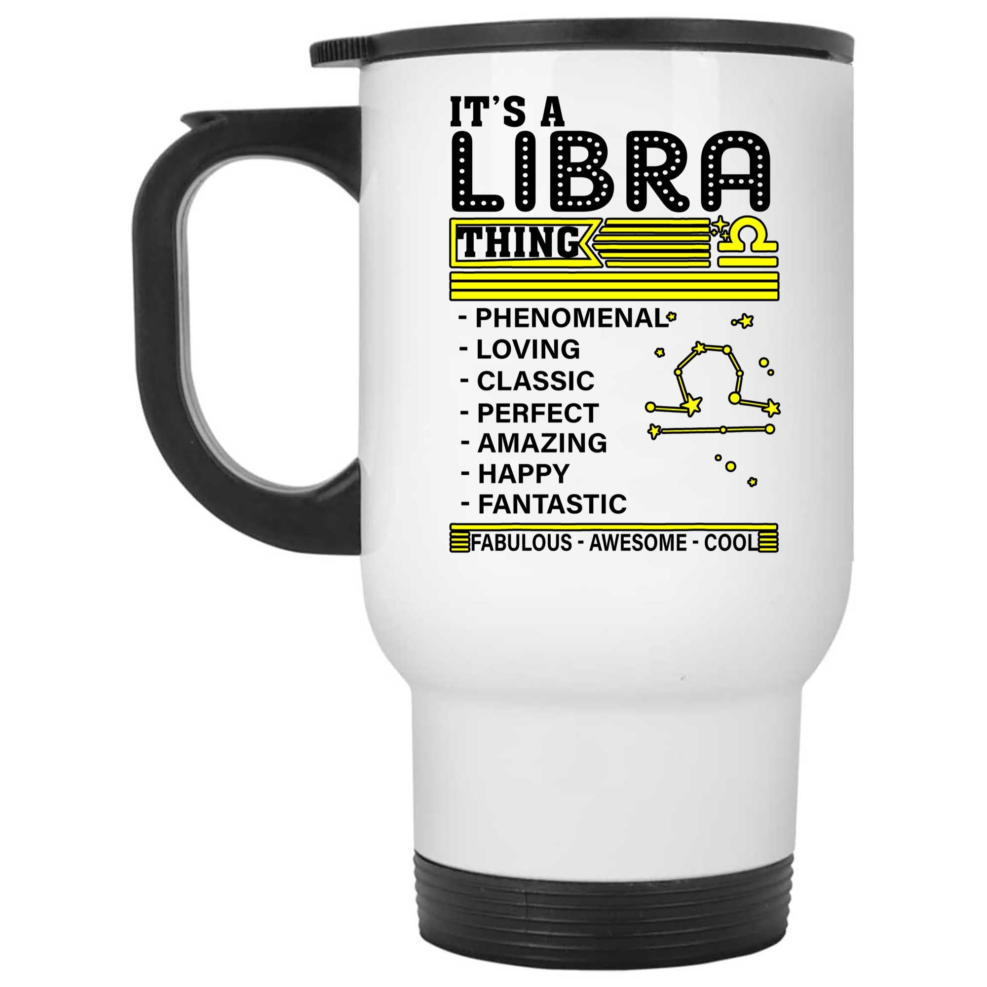 Skitongifts Coffee Mug Funny Ceramic Novelty It's A Libra Thing Zodiac Facts Pride Birthday mRkSb9S