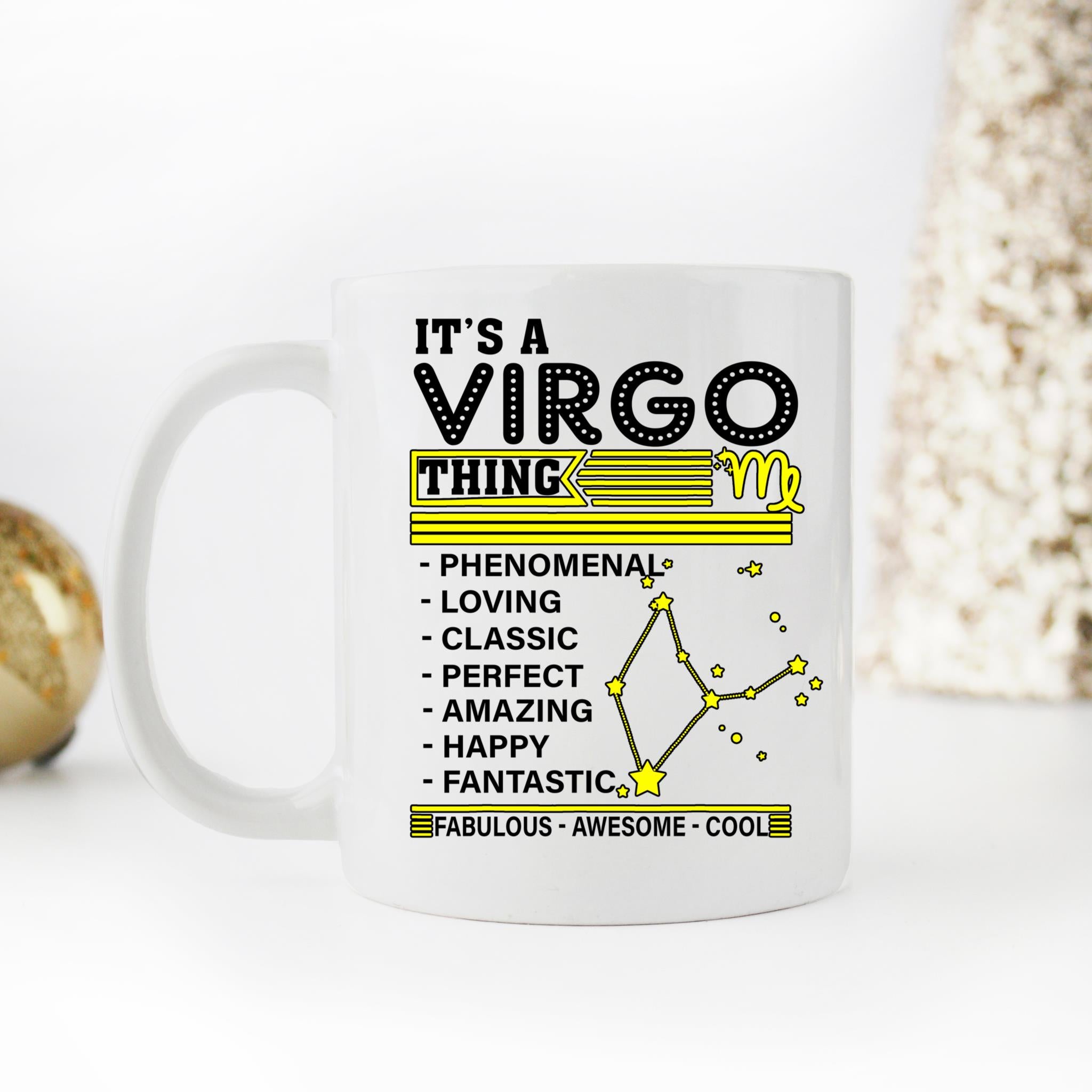 Skitongifts Coffee Mug Funny Ceramic Novelty It's A Virgo Thing Zodiac Facts Pride Birthday EgyHK2Q