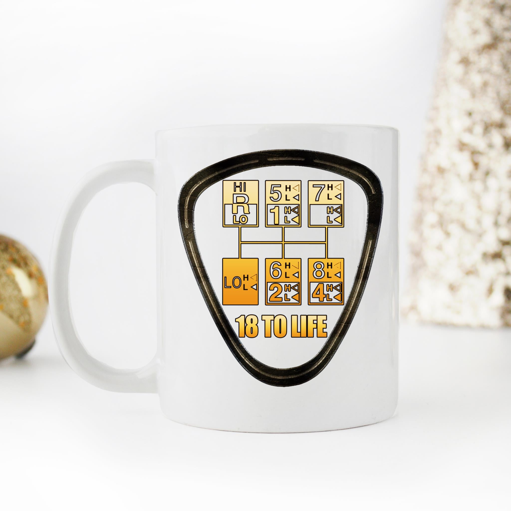 Skitongifts Coffee Mug Funny Ceramic Novelty Eighteen Speed, 18 Speed, 18 To Life z6InlFV