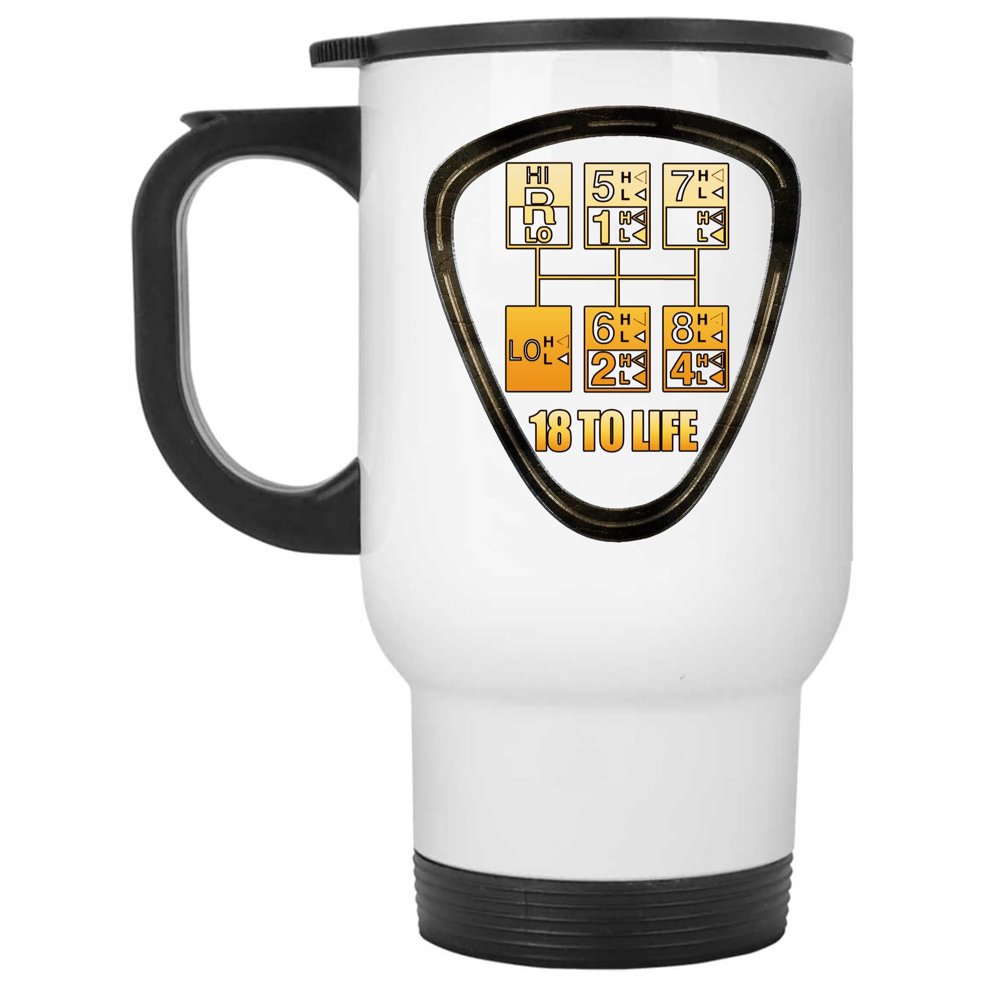 Skitongifts Coffee Mug Funny Ceramic Novelty Eighteen Speed, 18 Speed, 18 To Life z6InlFV