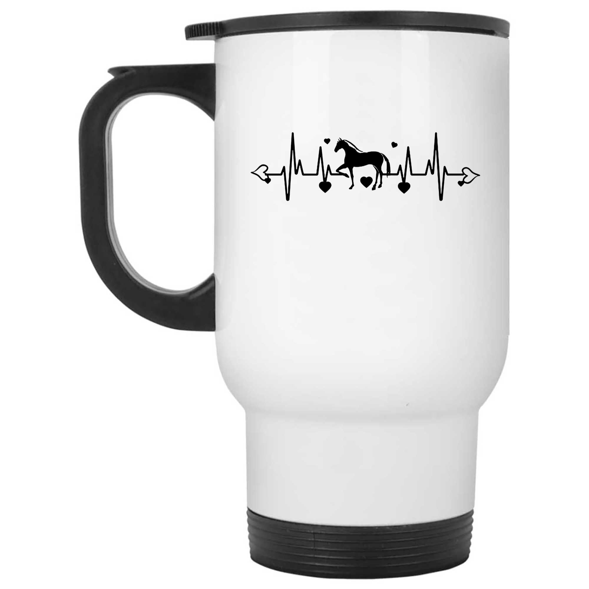 Skitongifts Coffee Mug Funny Ceramic Novelty Equine Vet- Horse Pulse QvvJkau