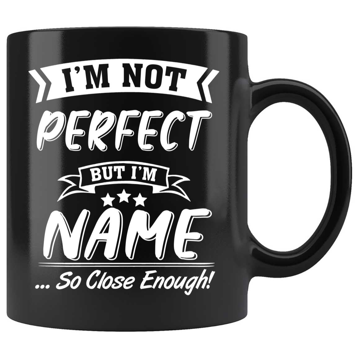 Skitongifts Coffee Mug Funny Ceramic Novelty I'm Not Perfect But I Am Lindsey CMQgTle