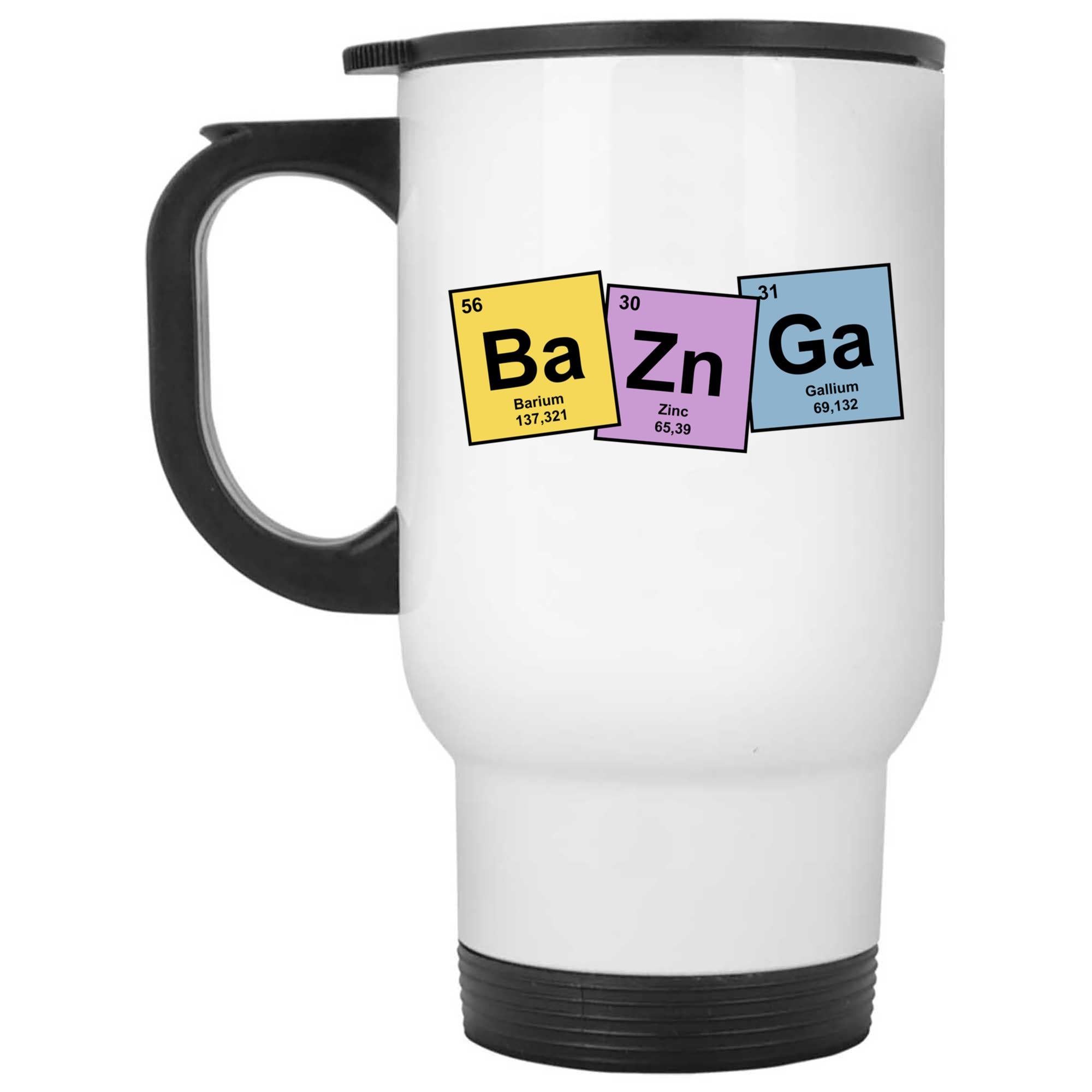 Skitongifts Coffee Mug Funny Ceramic Novelty Bazinga With Periodic Table Elements  KEyF3dy