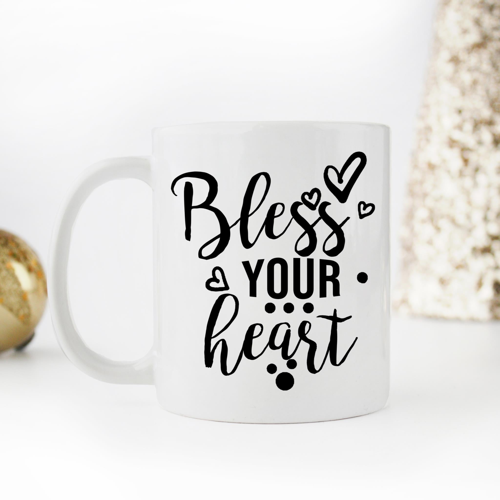 Skitongifts Coffee Mug Funny Ceramic Novelty Bless Your Heart zw9jha5