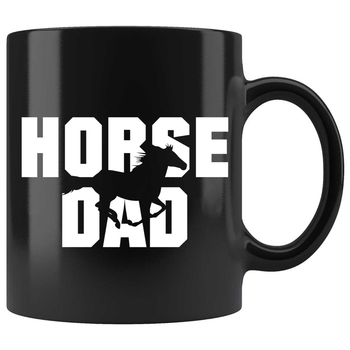 Skitongifts Coffee Mug Funny Ceramic Novelty Horse Dad z7QlN1W