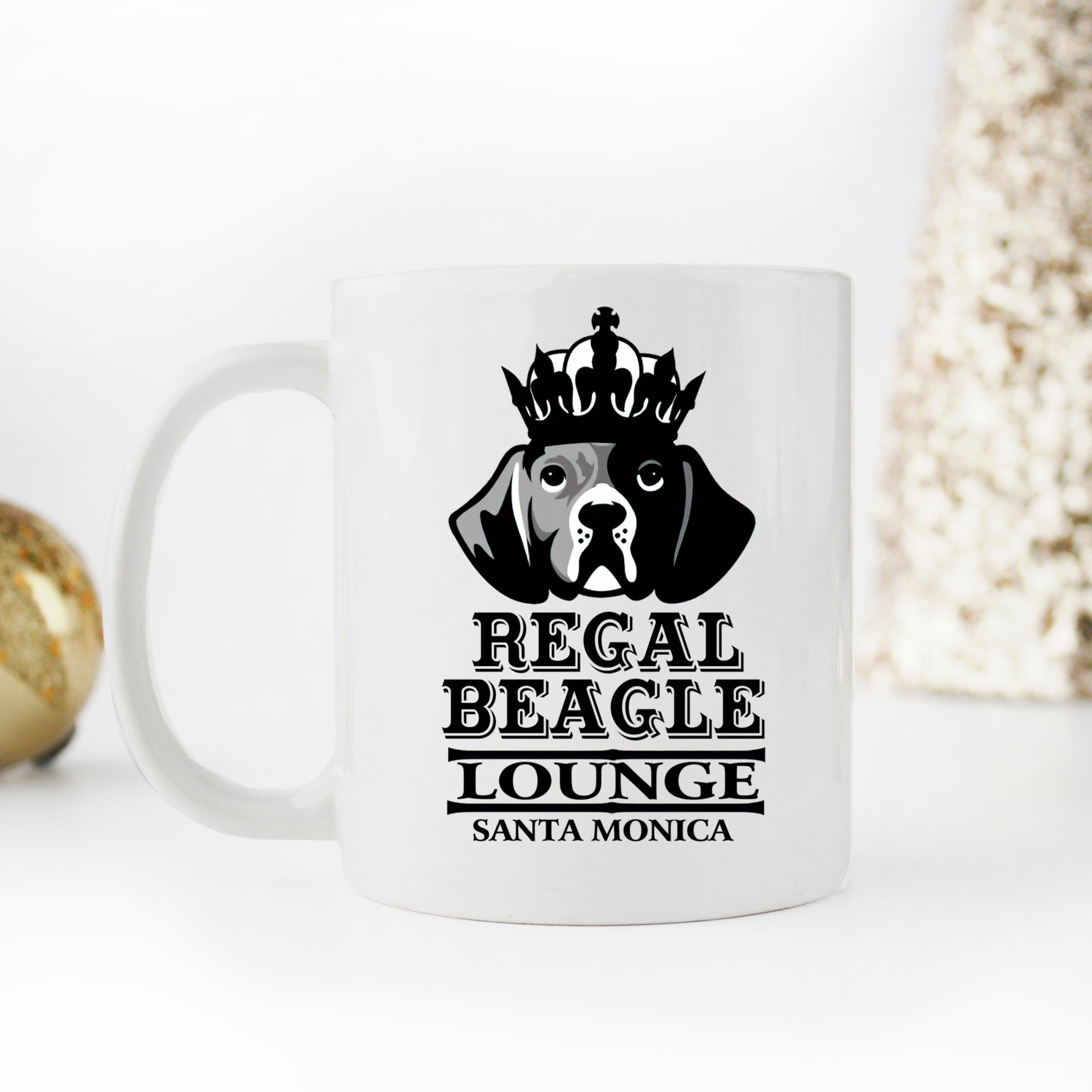 Skitongifts Coffee Mug Funny Ceramic Novelty Regal Beagle King W2Hr0jx
