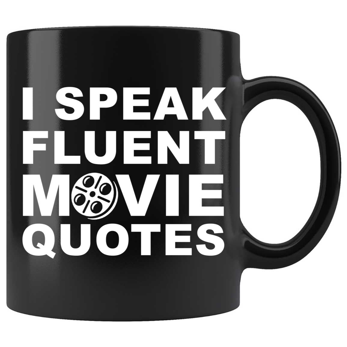 Skitongifts Coffee Mug Funny Ceramic Novelty I Speak Fluent Movie Quotes uukZnQy
