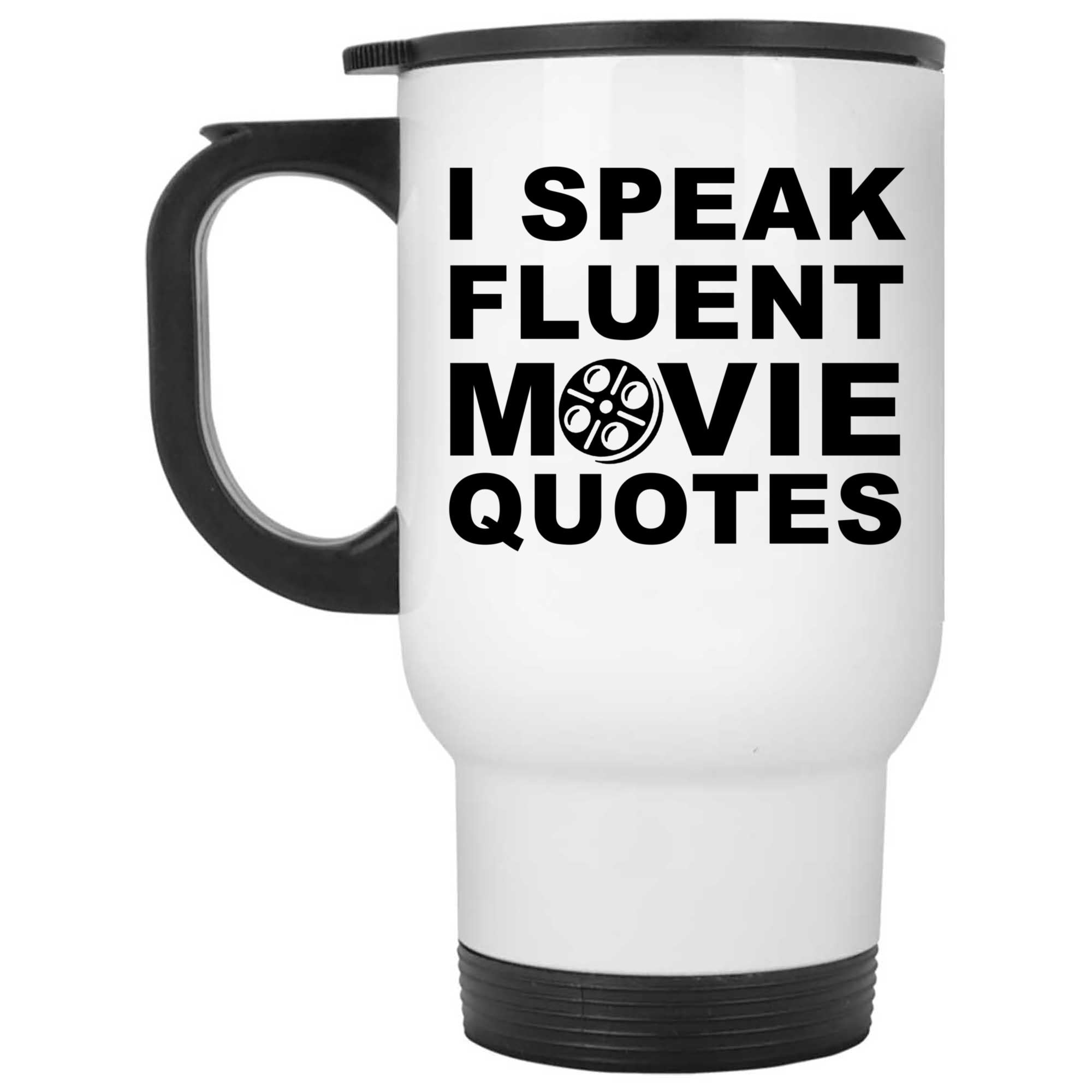 Skitongifts Coffee Mug Funny Ceramic Novelty I Speak Fluent Movie Quotes uukZnQy