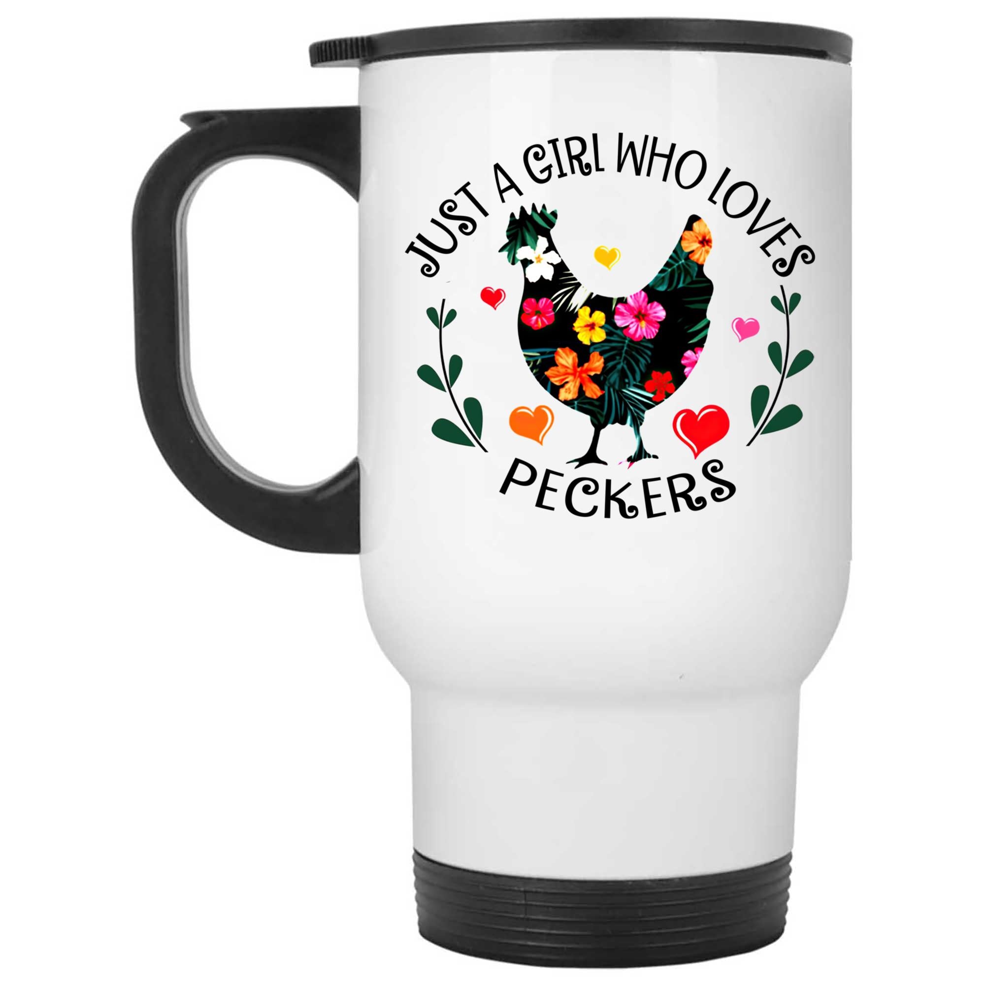 Skitongifts Coffee Mug Funny Ceramic Novelty Just A Girl Who Loves Peckers fAWnRa0