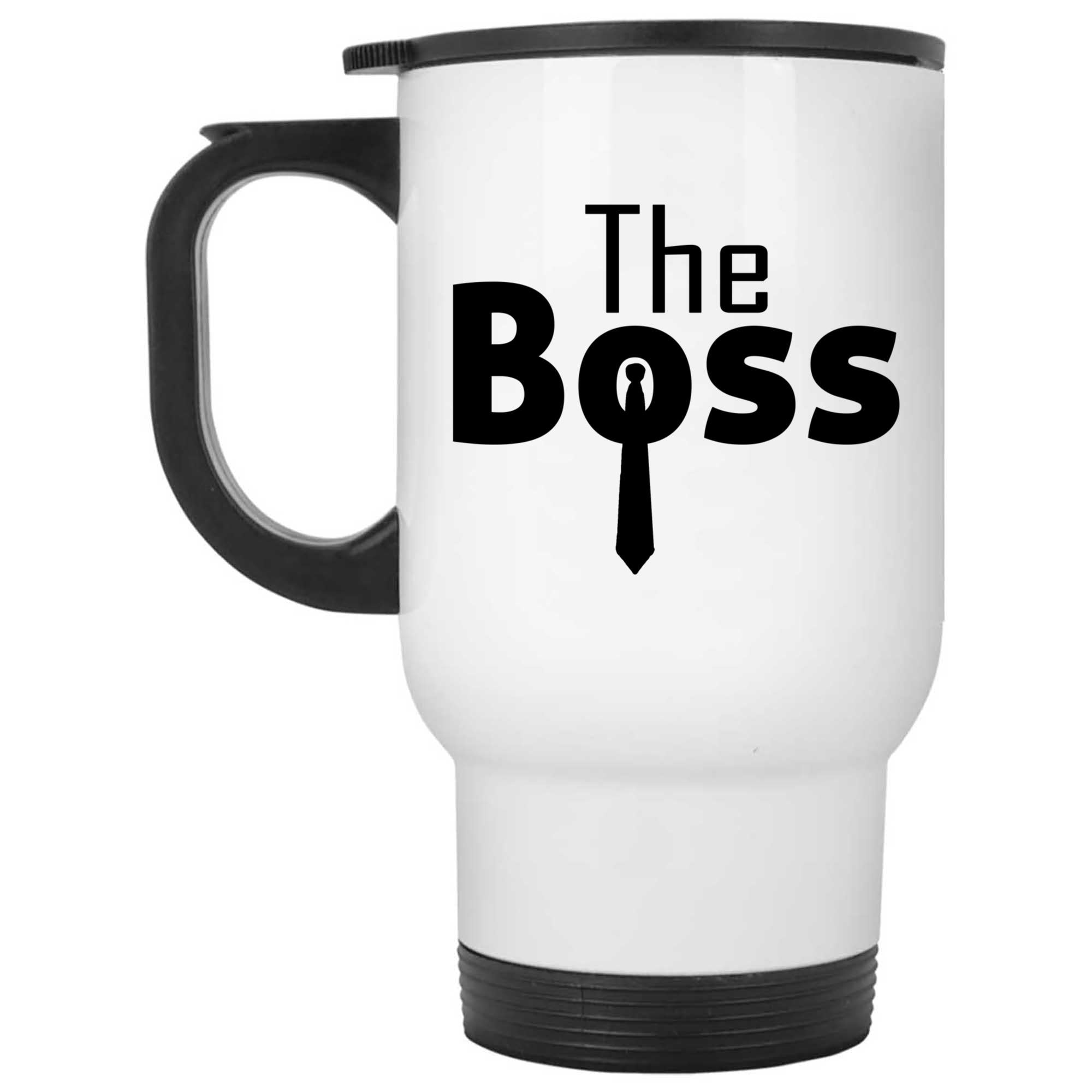 Skitongifts Coffee Mug Funny Ceramic Novelty The Boss The Real Boss-A mMm0ynV