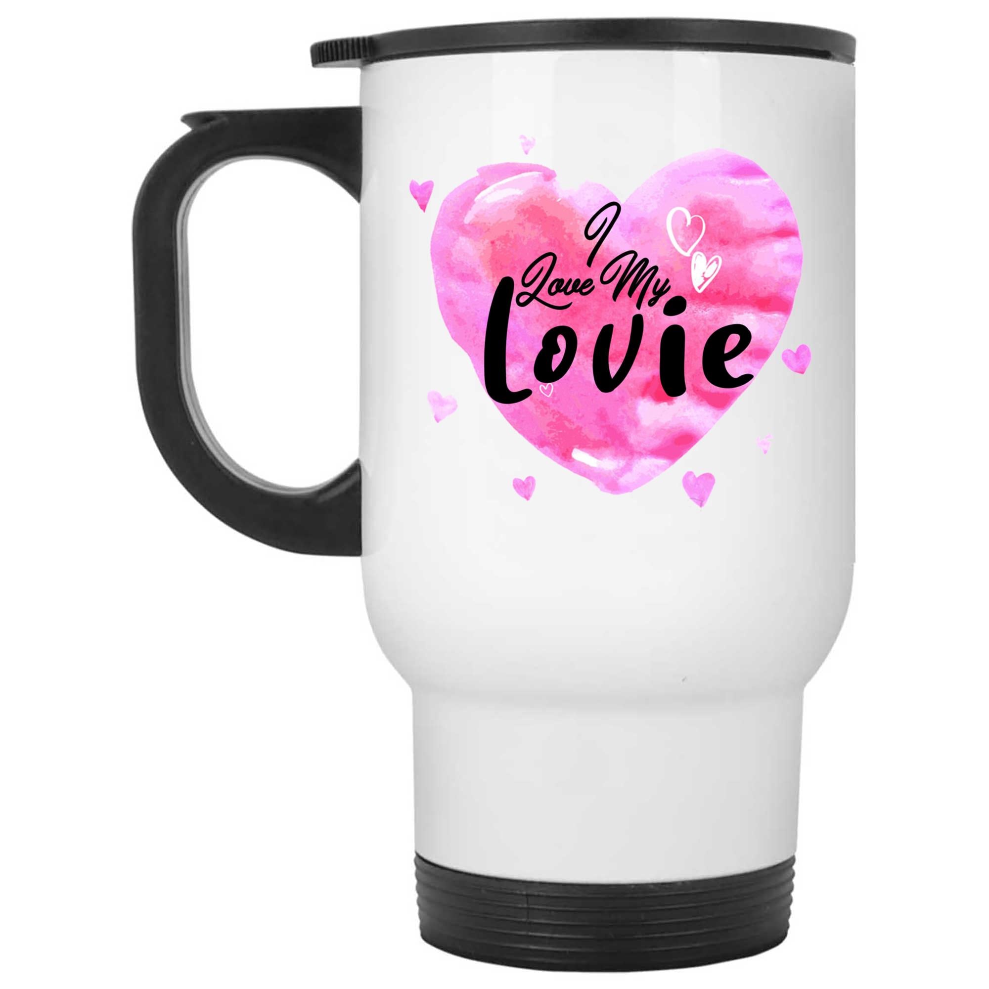 Skitongifts Coffee Mug Funny Ceramic Novelty I Love My Lovie Mothers Day max15Kl
