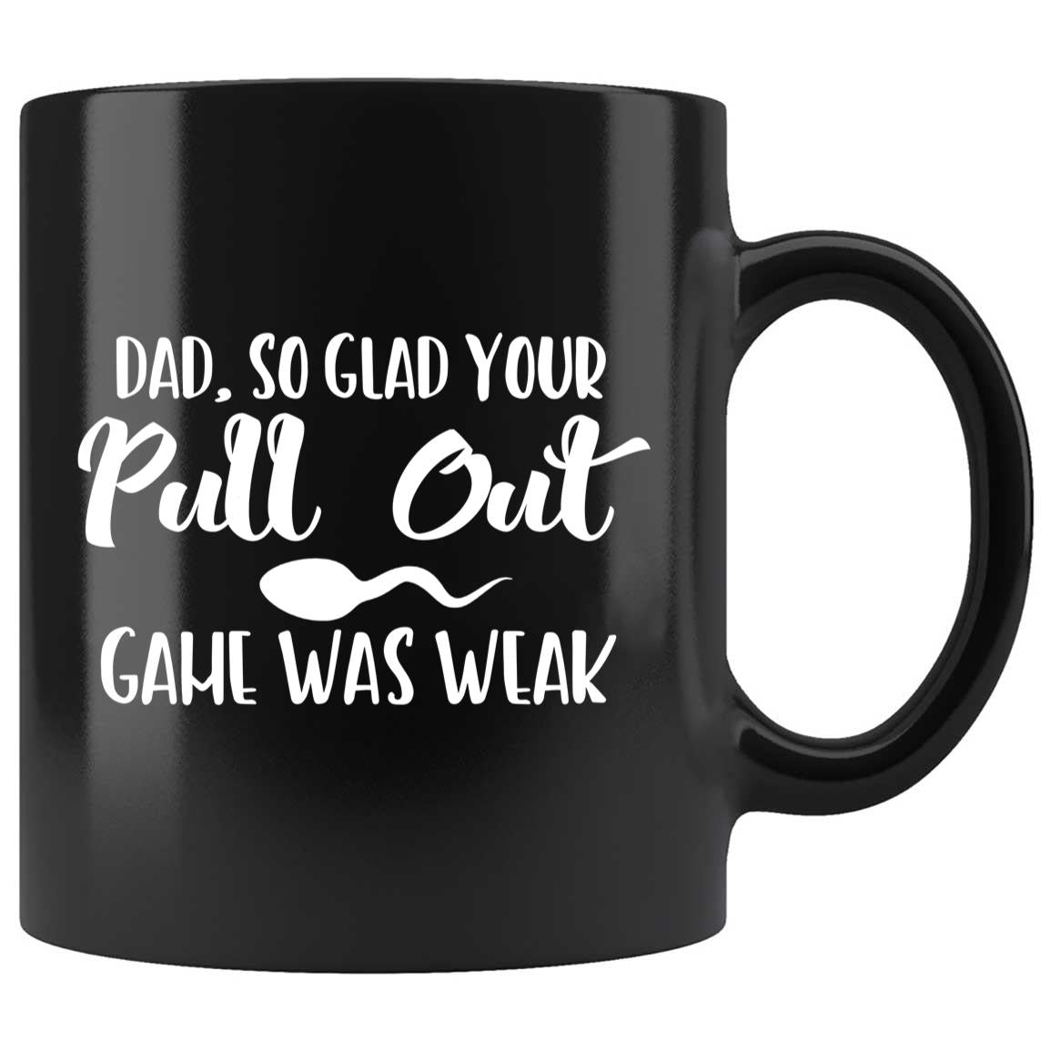 Skitongifts Coffee Mug Funny Ceramic Novelty Dad Pull Out Game Weak rircB4d
