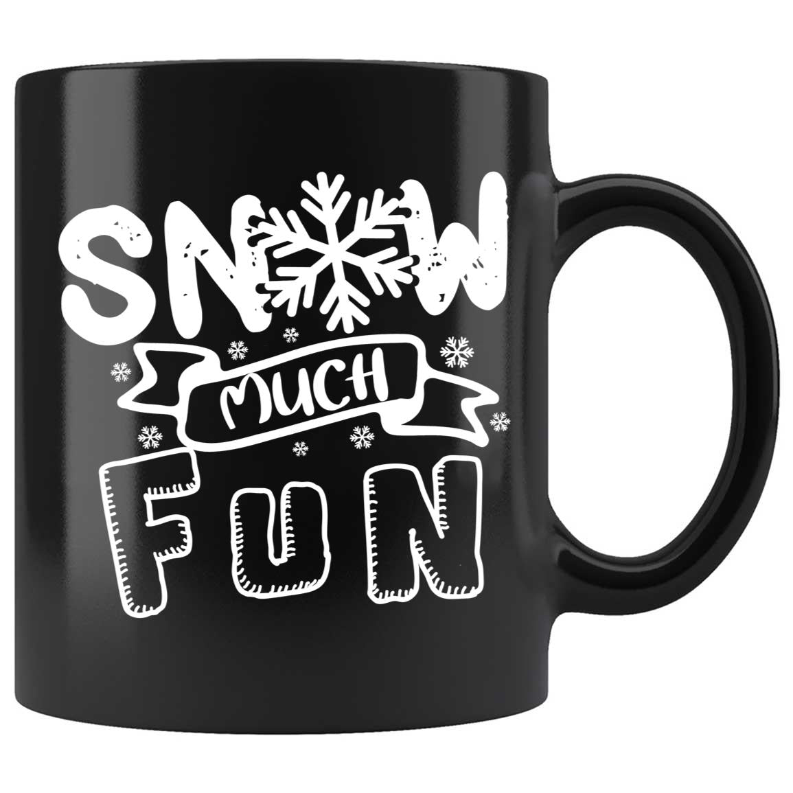 Skitongifts Coffee Mug Funny Ceramic Novelty Snow Much Fun OJpSXbj