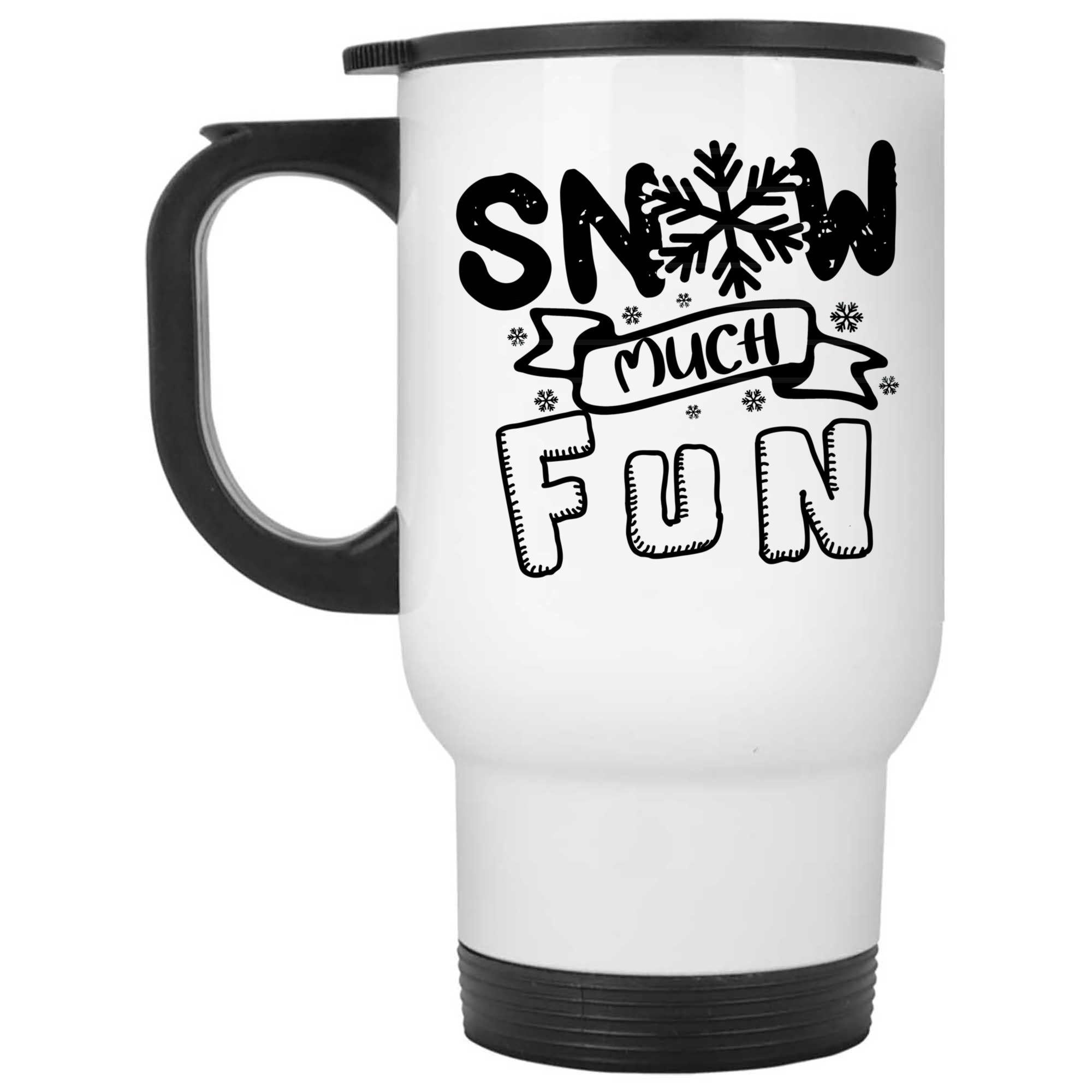 Skitongifts Coffee Mug Funny Ceramic Novelty Snow Much Fun OJpSXbj