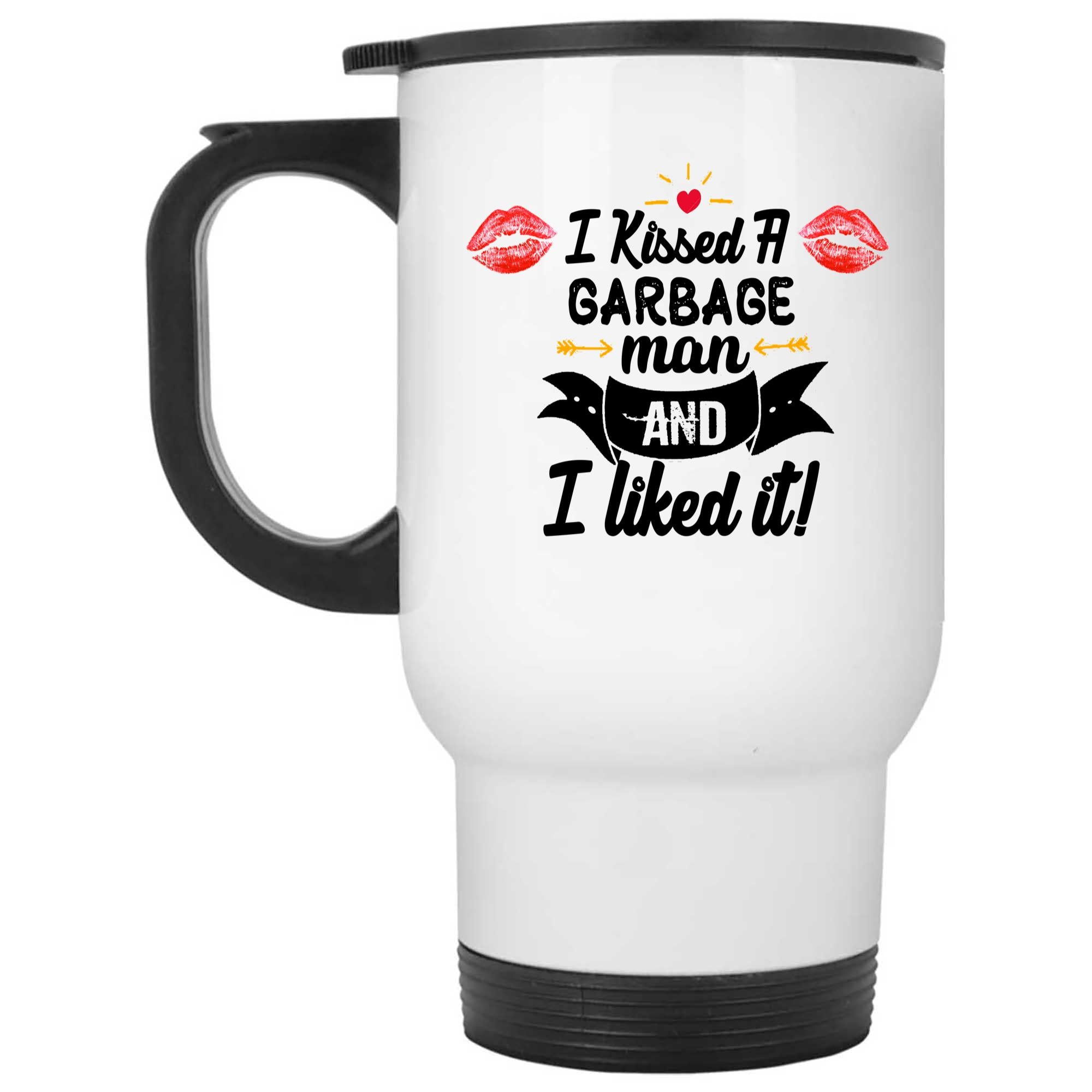 Skitongifts Coffee Mug Funny Ceramic Novelty Kissed A Garbage Man I Liked It d984pnj