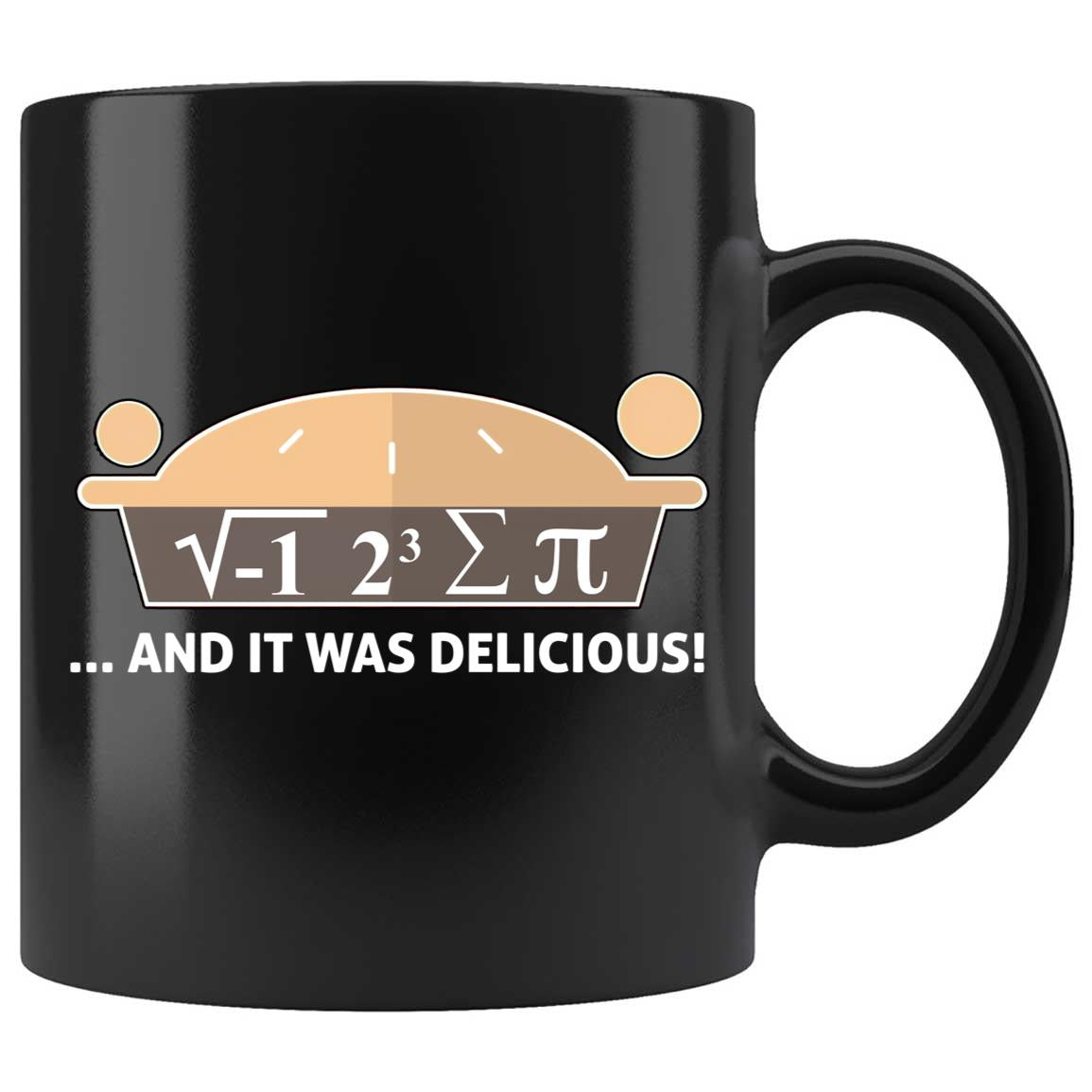 Skitongifts Coffee Mug Funny Ceramic Novelty I Ate Some Pie dmseJwB