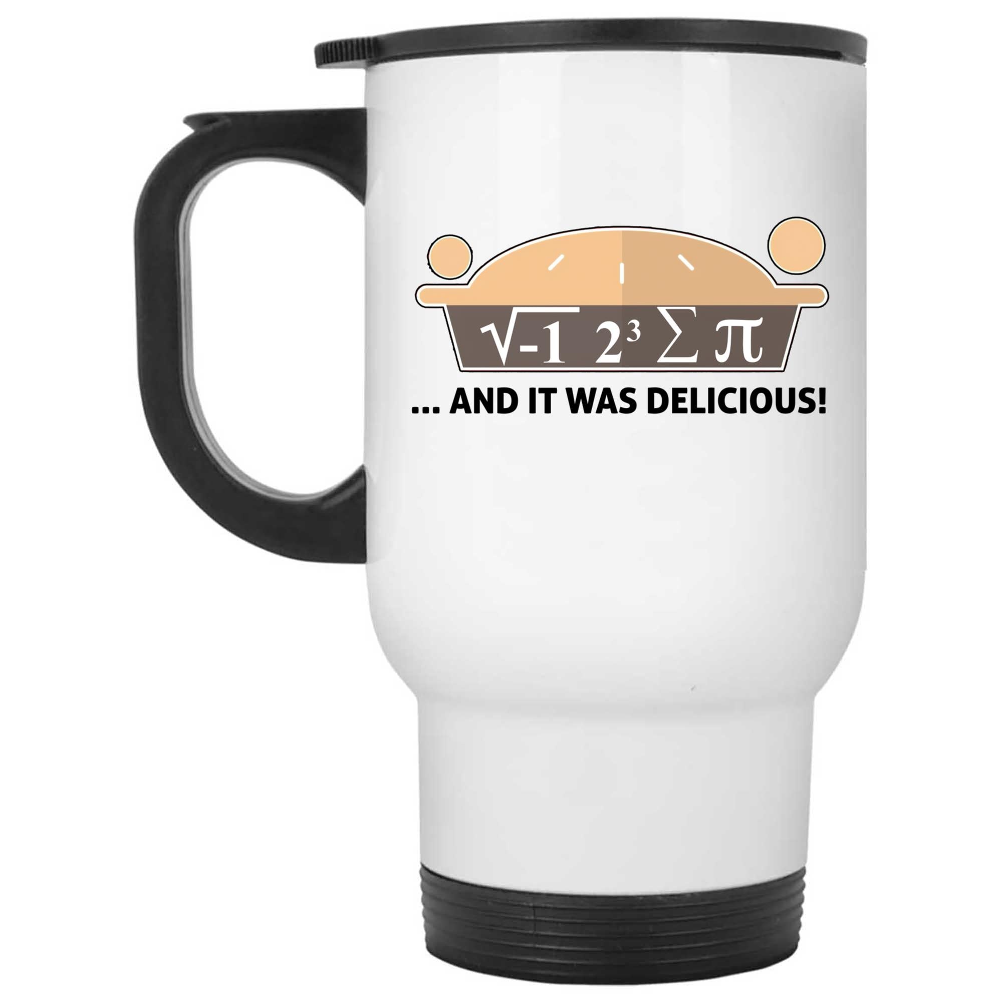 Skitongifts Coffee Mug Funny Ceramic Novelty I Ate Some Pie dmseJwB