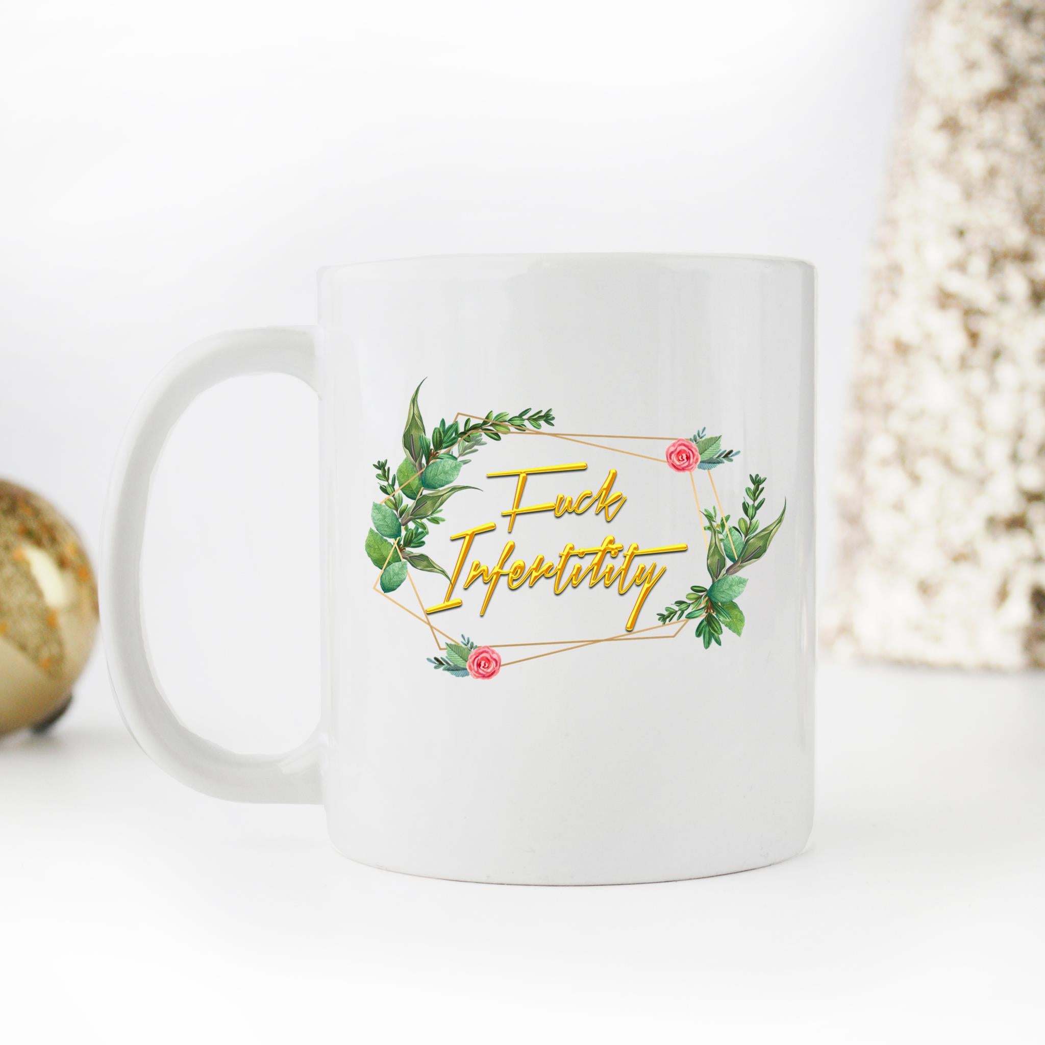 Skitongifts Coffee Mug Funny Ceramic Novelty Fck Infertility wXk1Gil