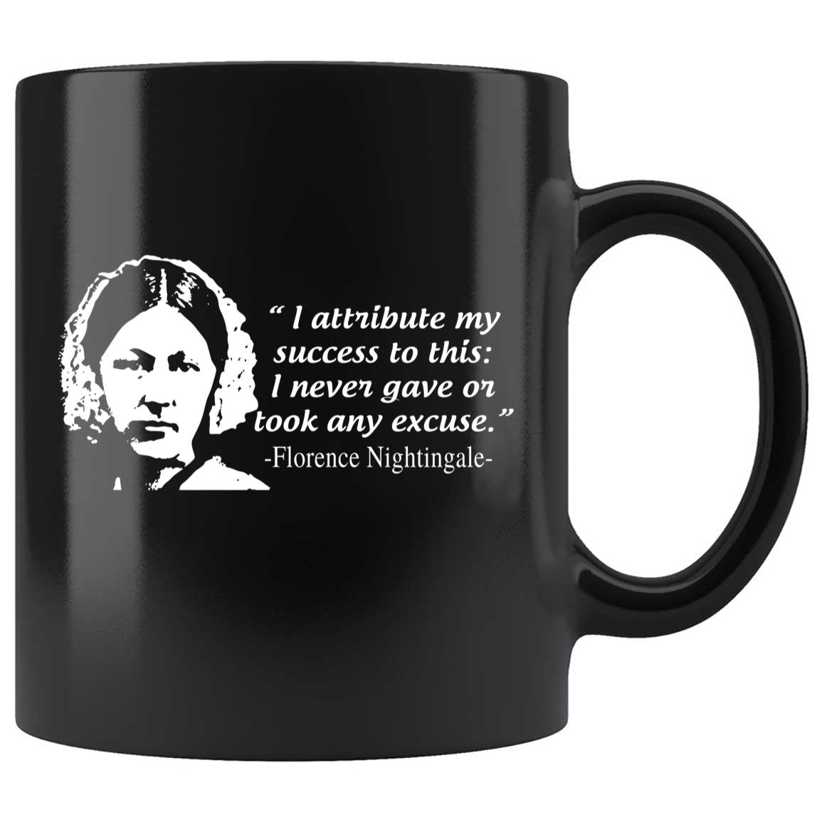 Skitongifts Coffee Mug Funny Ceramic Novelty I Attribute My Success To This I Never Gave Or Took Any Excuse. 8VymsOq
