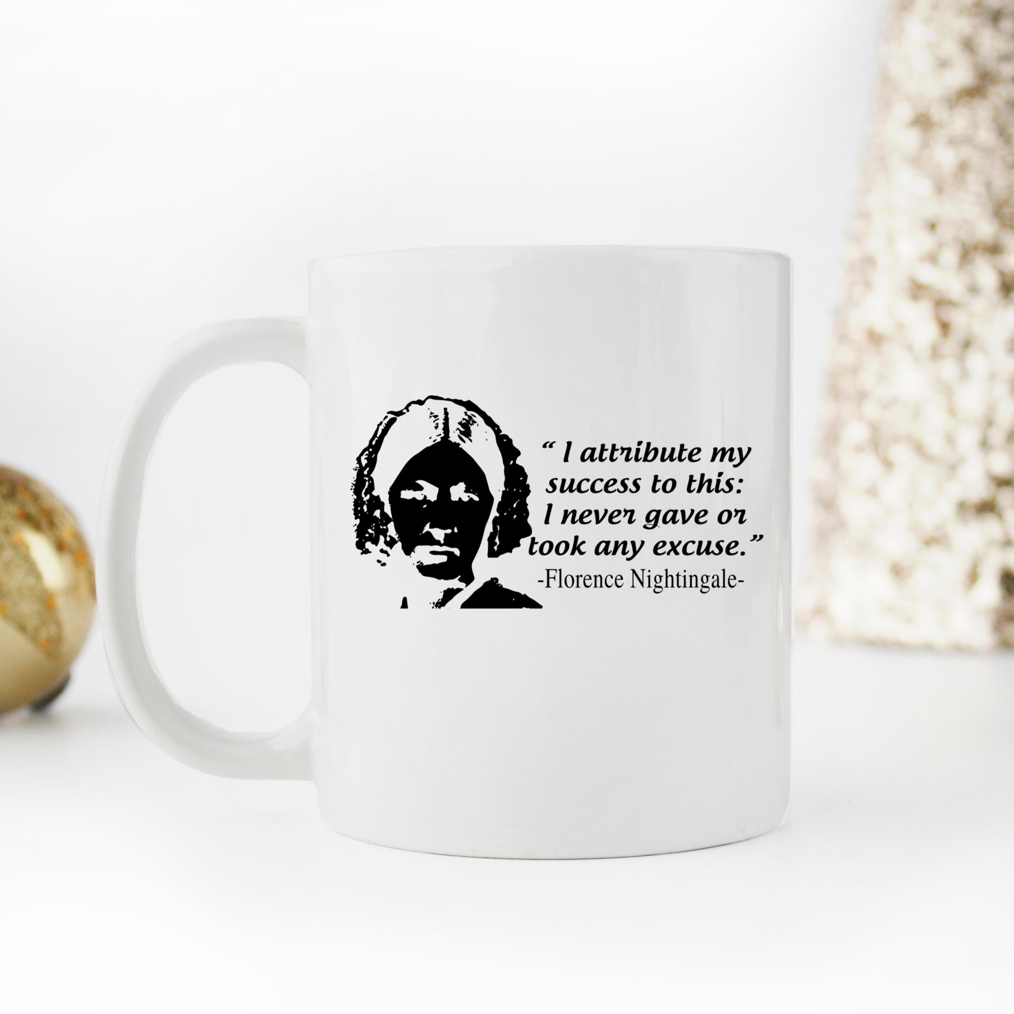 Skitongifts Coffee Mug Funny Ceramic Novelty I Attribute My Success To This I Never Gave Or Took Any Excuse. 8VymsOq