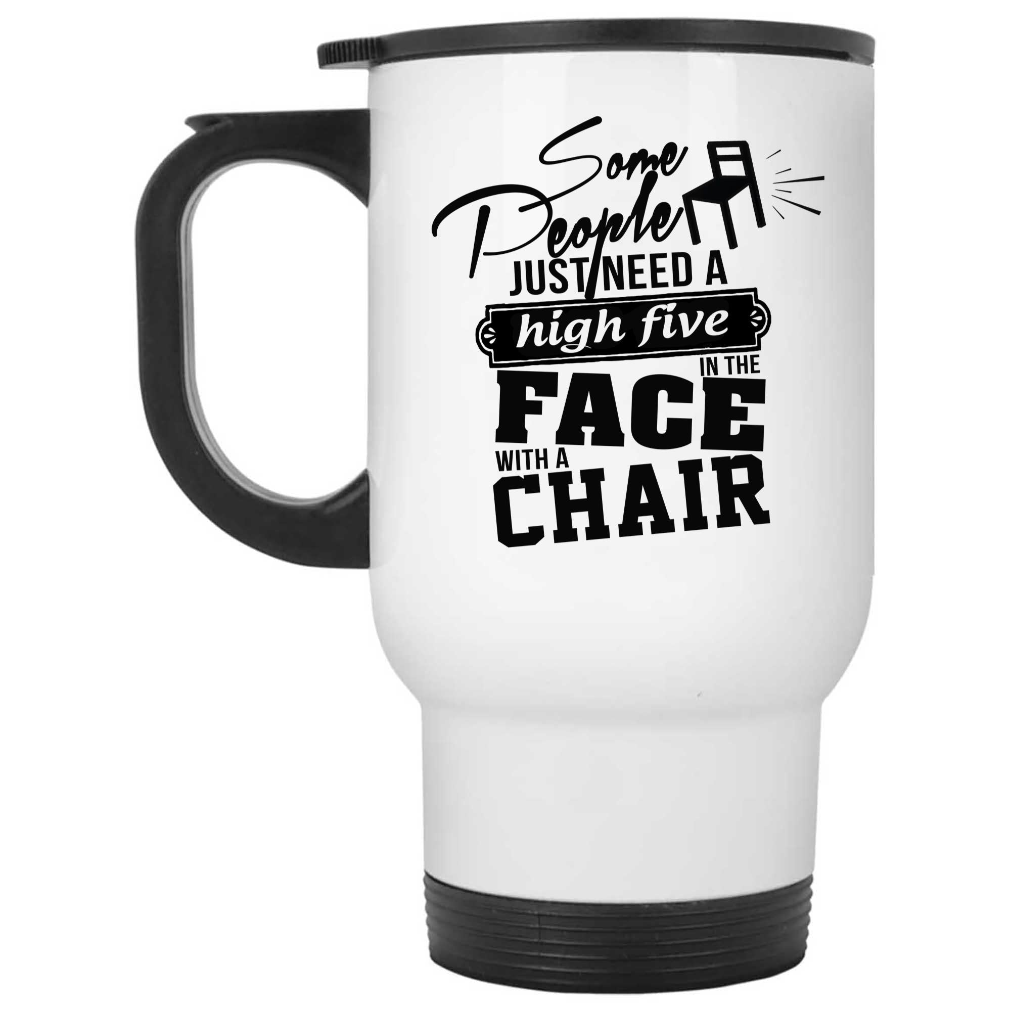 Skitongifts Coffee Mug Funny Ceramic Novelty Some People Just Need A High-Five IGgPO5s