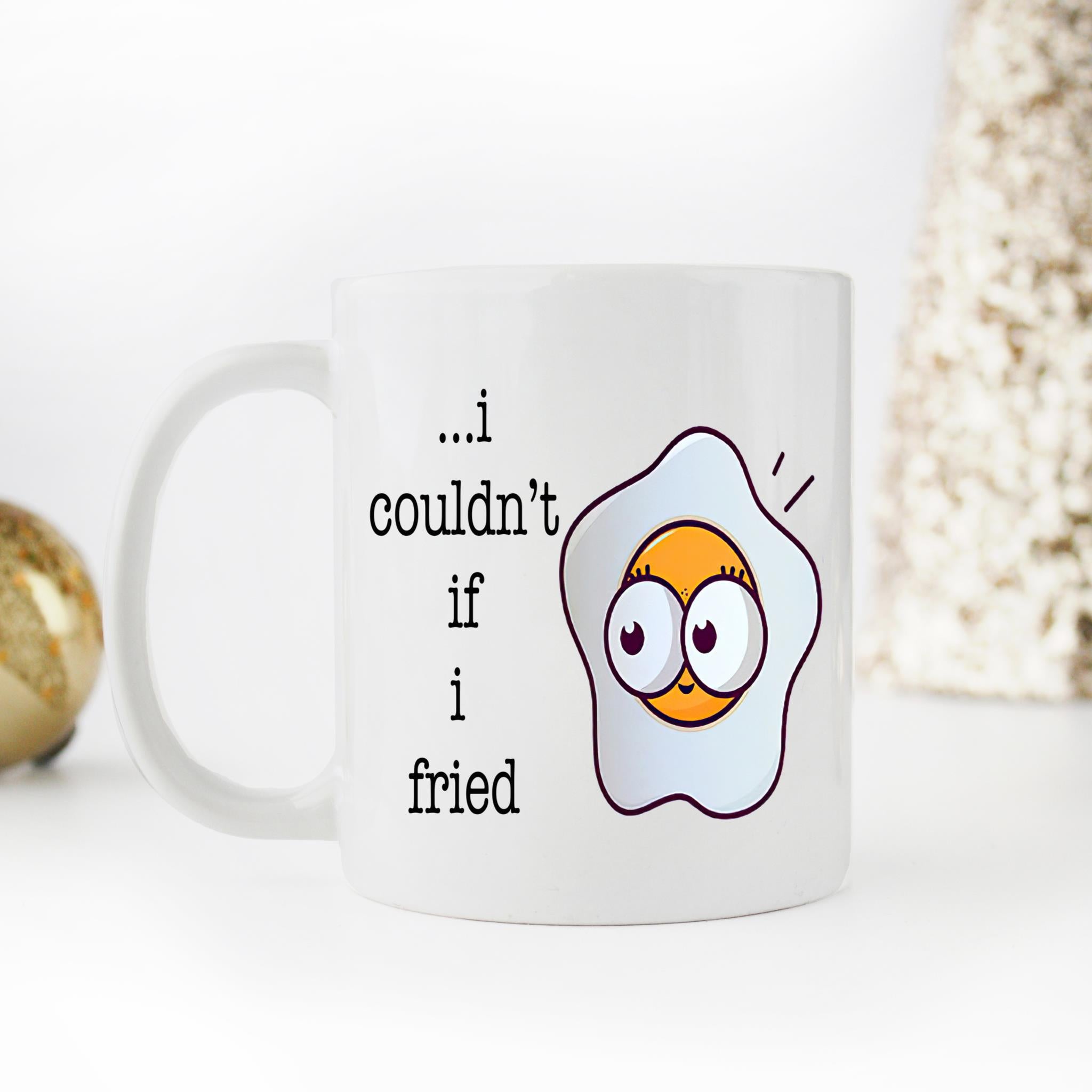 Skitongifts Coffee Mug Funny Ceramic Novelty Don't Go Bacon My Heart Eggs-B aEweLvs