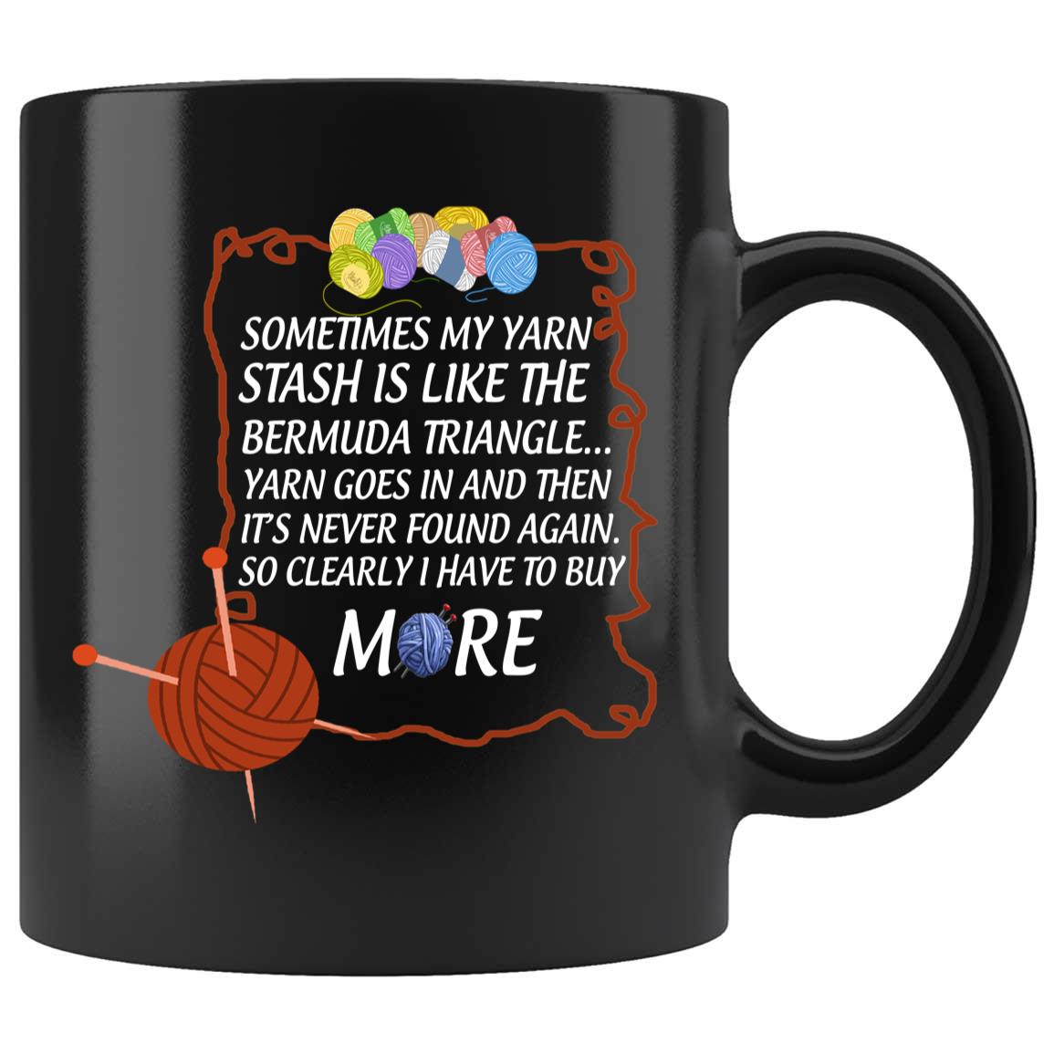 Skitongifts Coffee Mug Funny Ceramic Novelty I Love Knitting zTZXT7P
