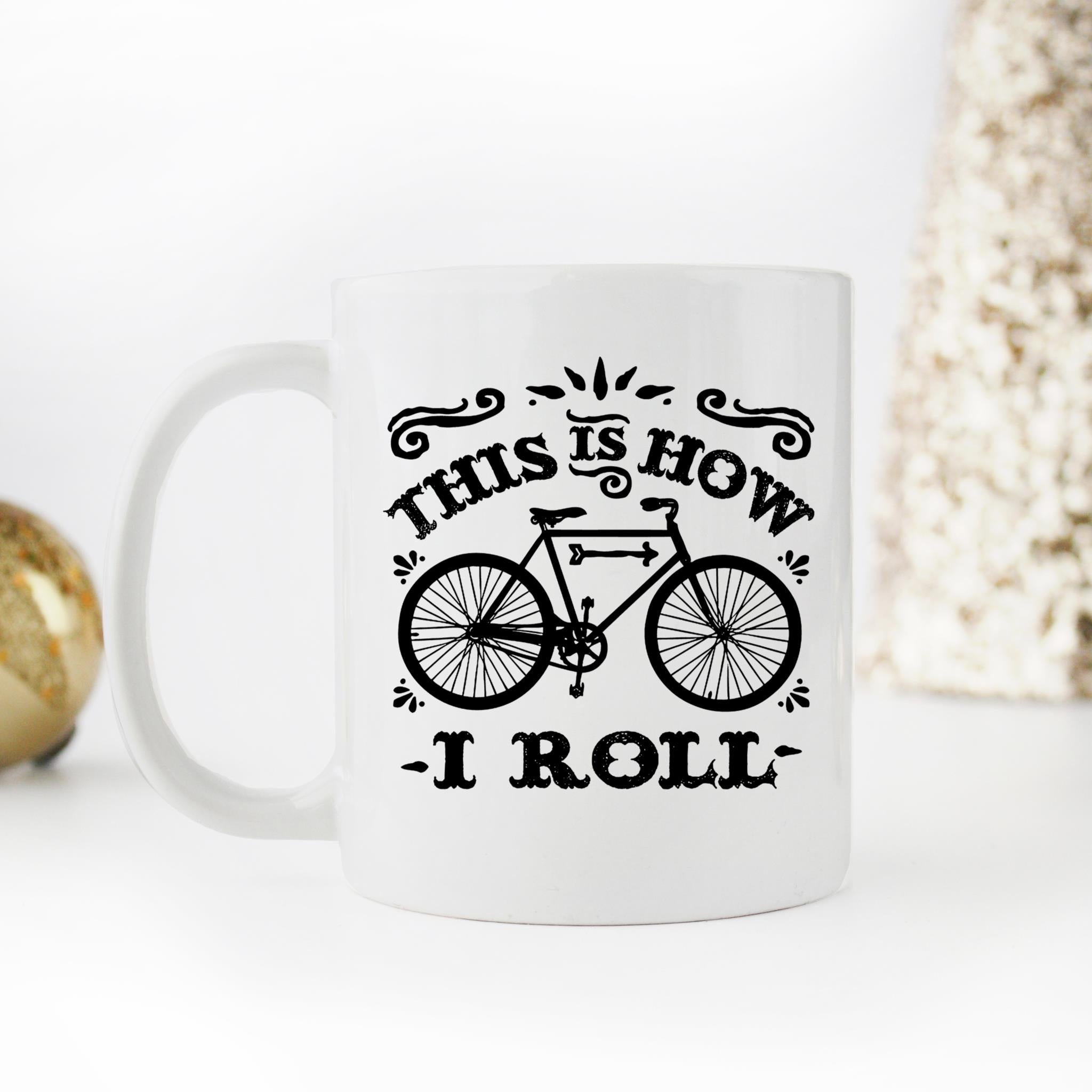 Skitongifts Coffee Mug Funny Ceramic Novelty This Is How I Roll FaXMoY3