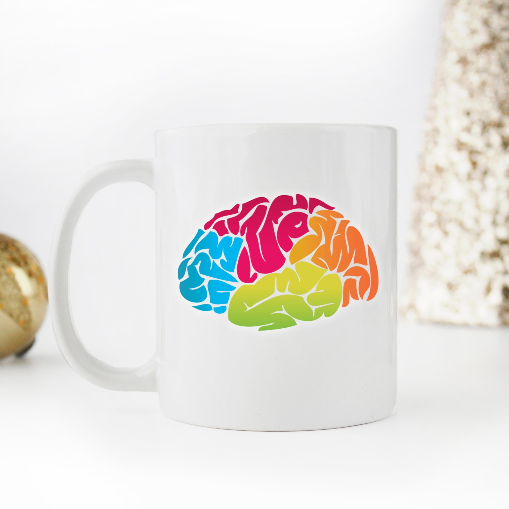 Skitongifts Coffee Mug Funny Ceramic Novelty Brain 7VitSsj