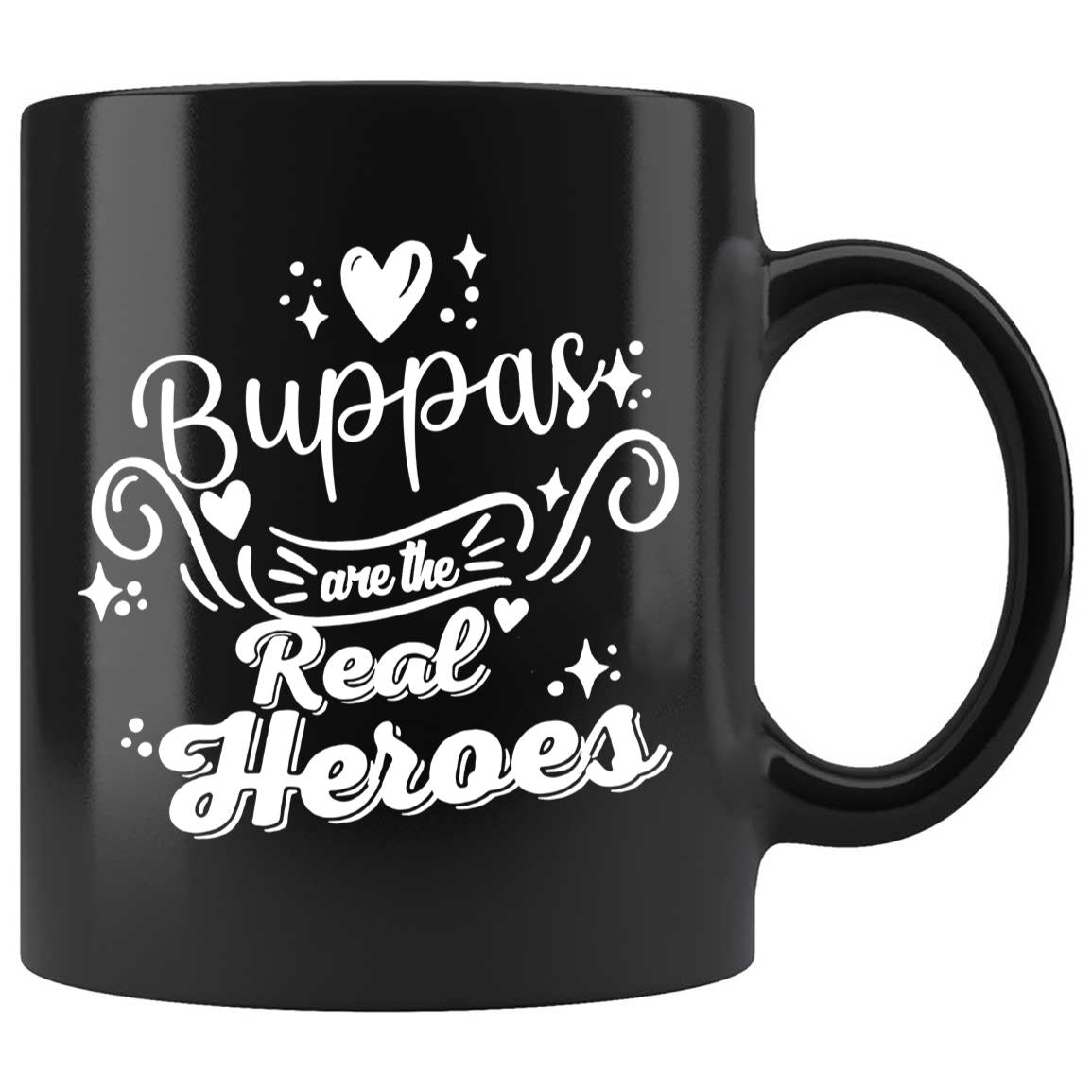Skitongifts Coffee Mug Funny Ceramic Novelty Buppas Are The Real Heroes Cute l25FyJh