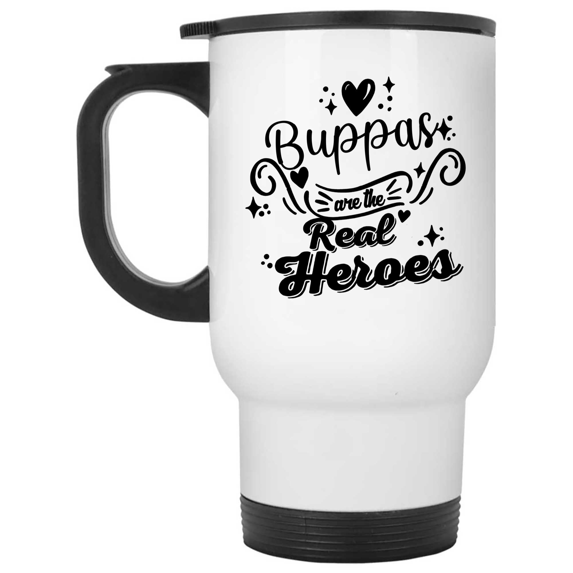 Skitongifts Coffee Mug Funny Ceramic Novelty Buppas Are The Real Heroes Cute l25FyJh