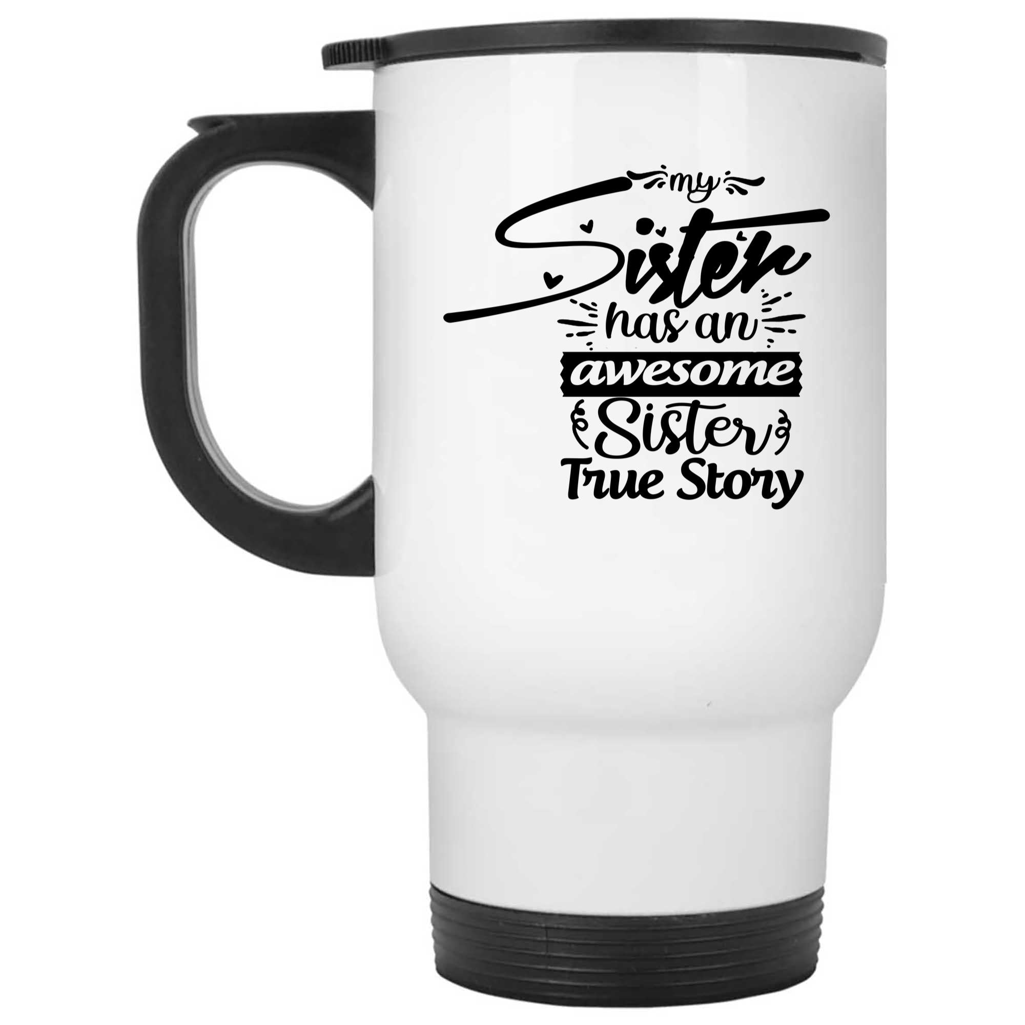 Skitongifts Coffee Mug Funny Ceramic Novelty My Sister Has An Awesome Sister f1HzlvS